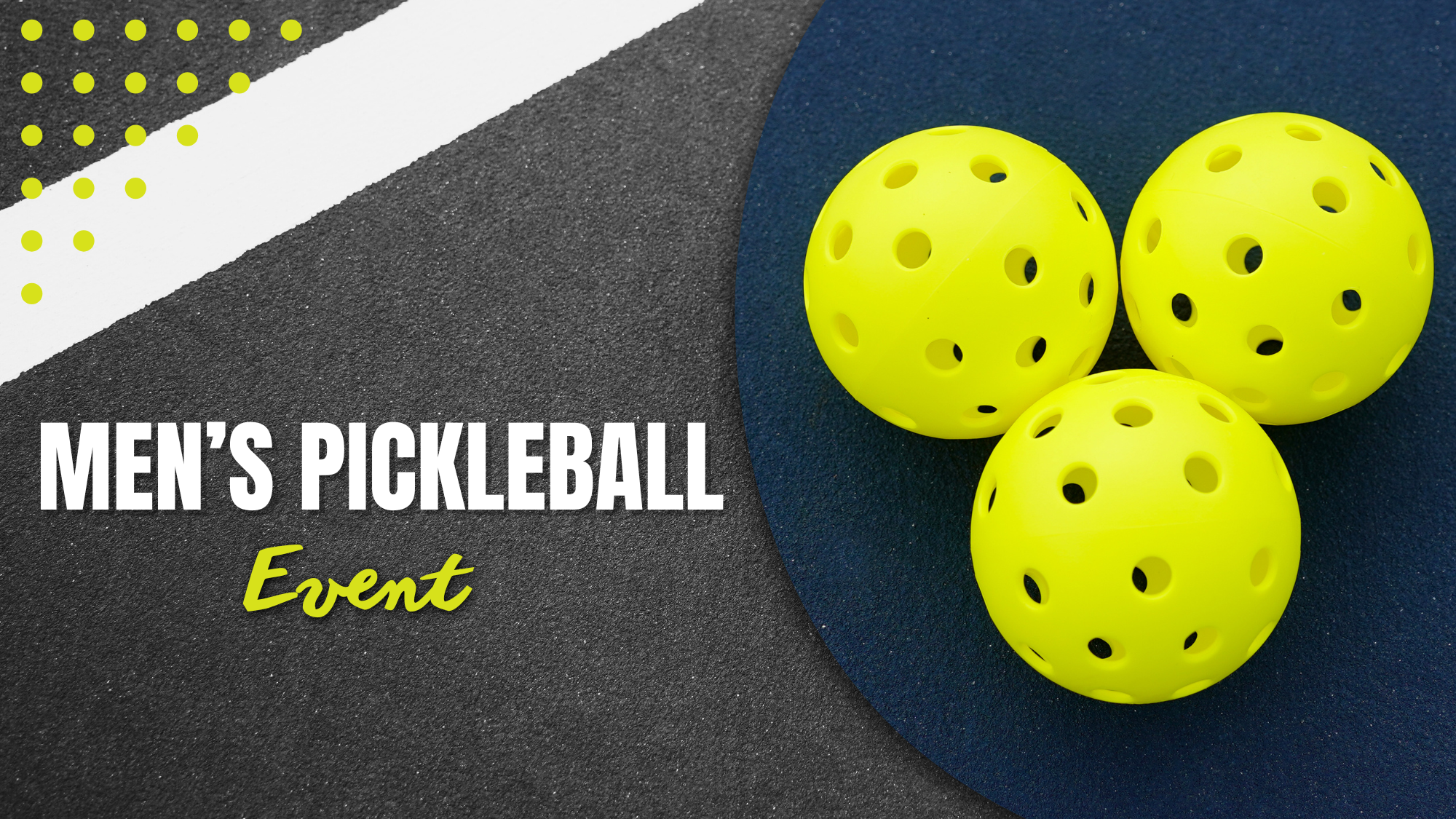 Men's Pickleball Event