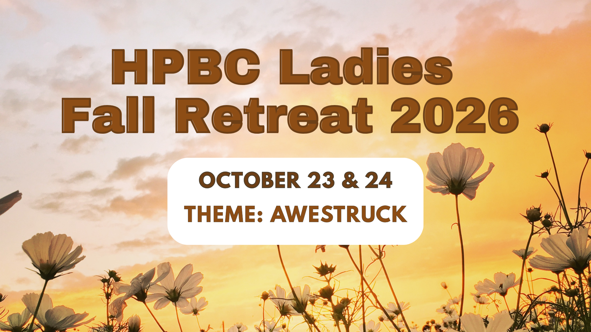 HPBC Ladies Fall Retreat 2026