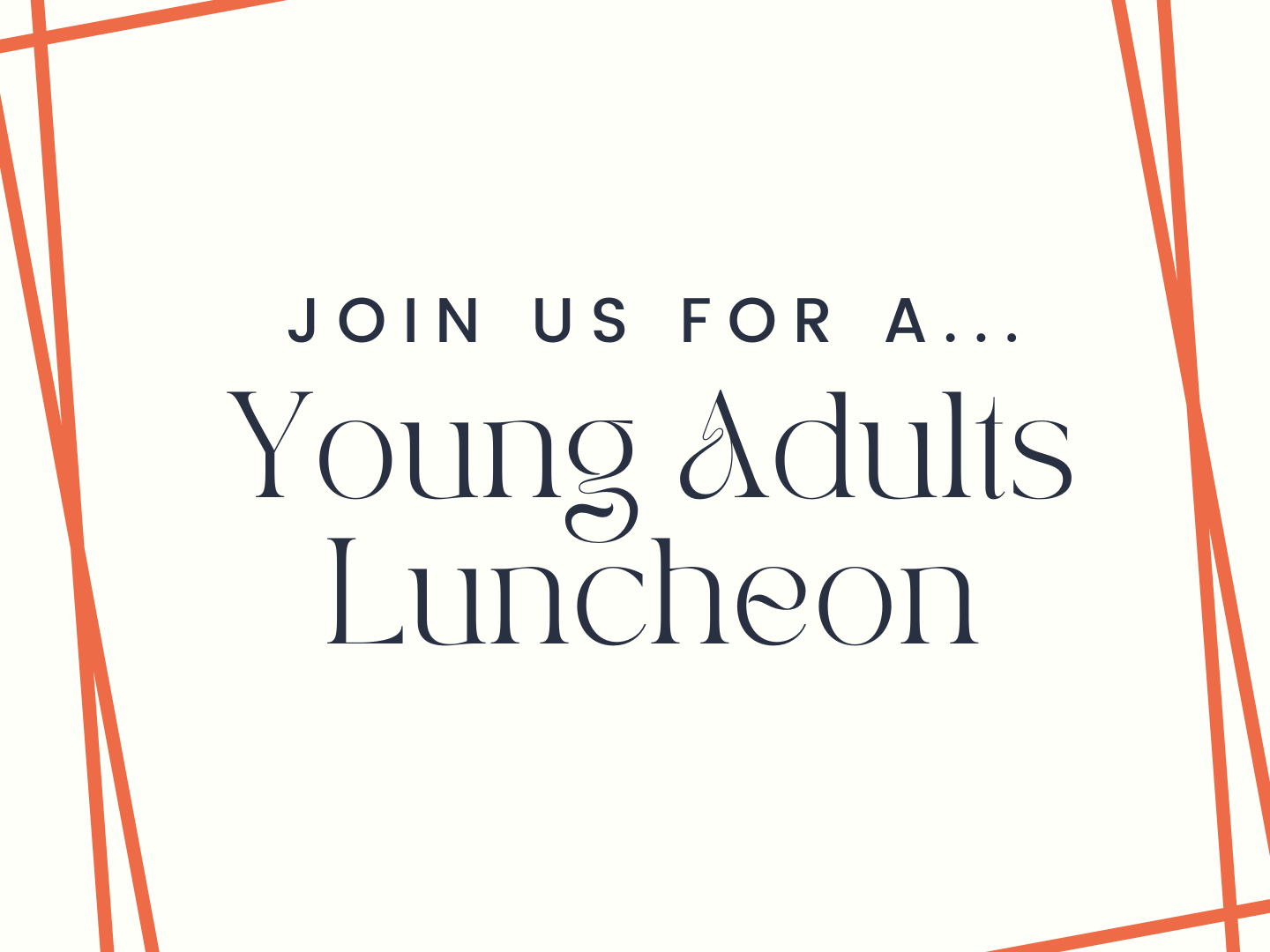 Young Adult Lunch