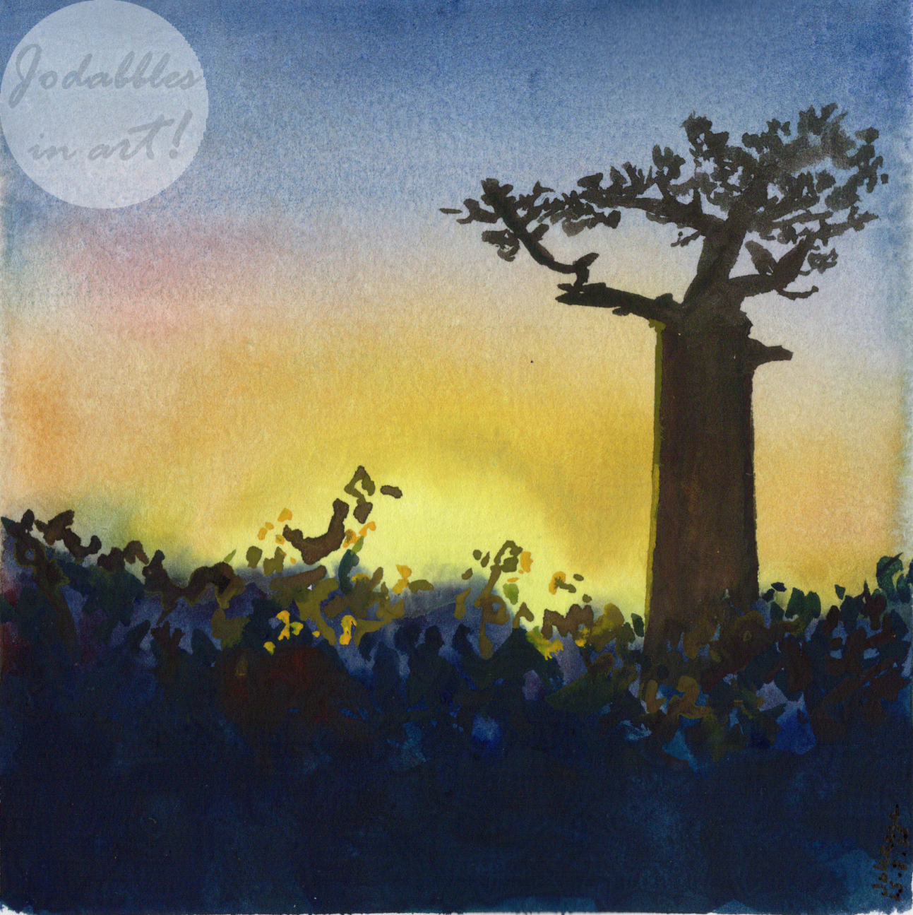 Madagascar. 2024. Gouache.