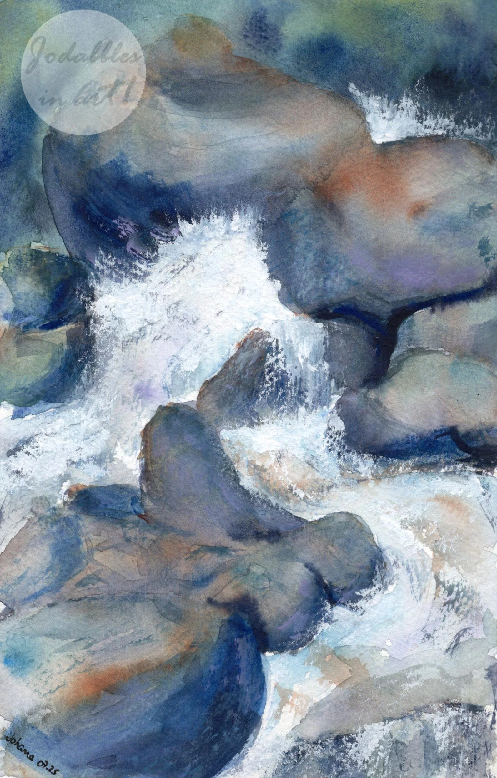 July 2025. Gouache on Winsor & Newton cold pressed watercolor paper - 300gsm (7x10in). Own reference.