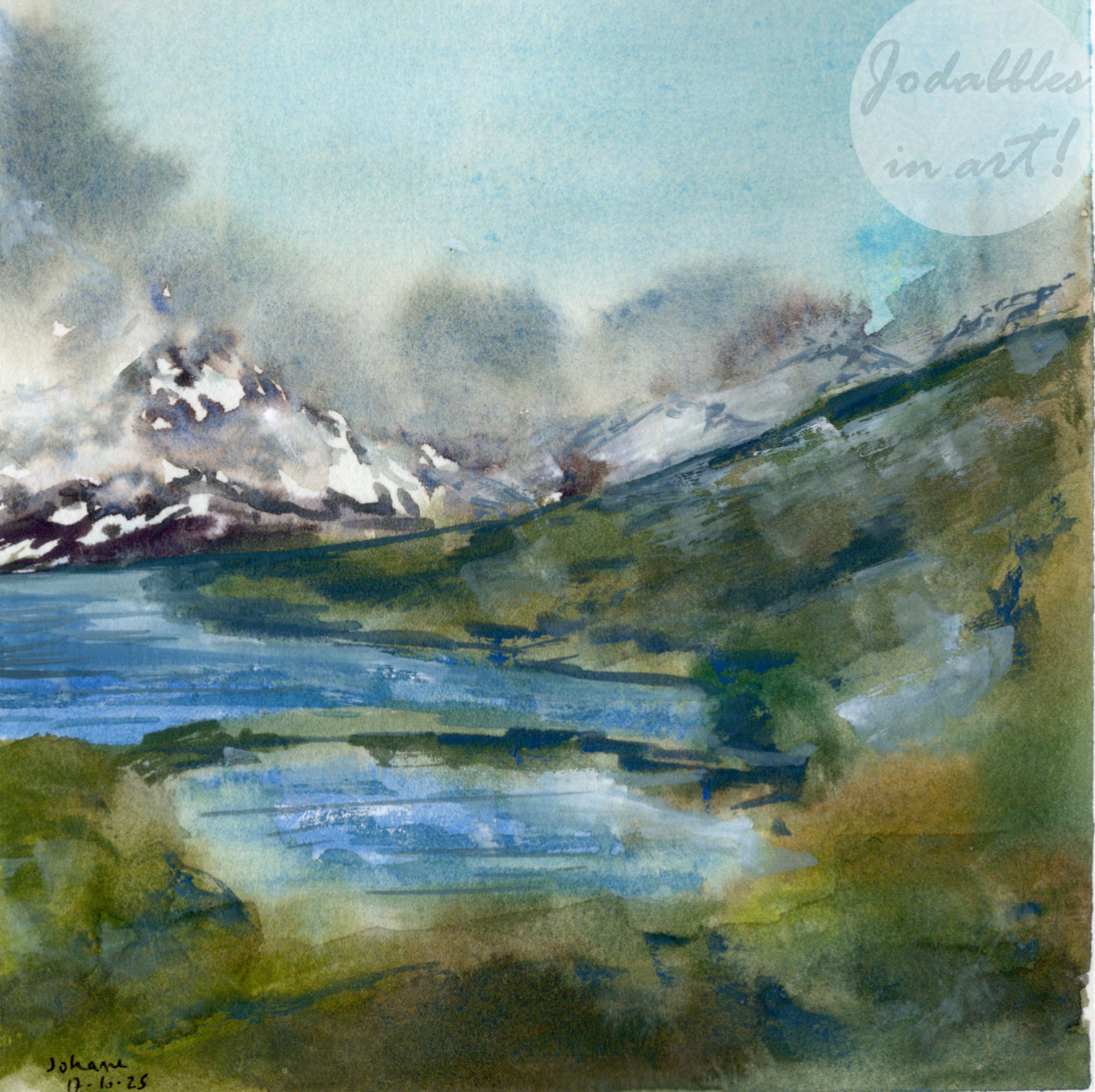 Jotunheimen, Norway. 2025. Gouache.