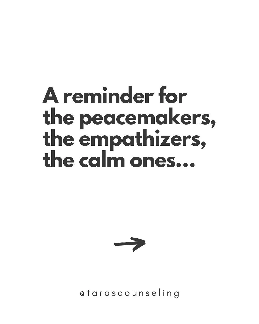 A reminder to the peacemakers, the empathizers, the calm ones&hellip;

You are not everyone&rsquo;s emotional pacifier.

Like a pacifier, you bring temporary calm. But the real need never goes away. And over time, you become the one people reach for 