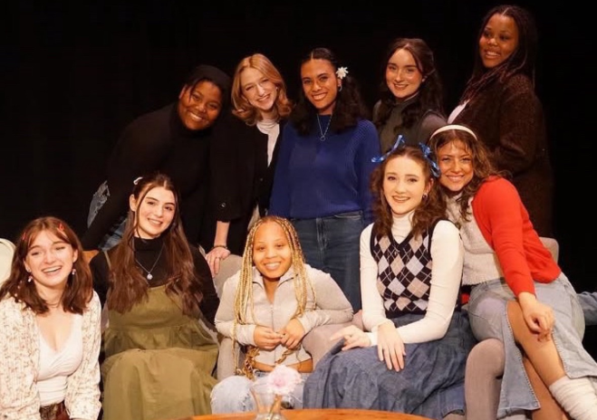 Dress rehearsal with the cast of "The Minor Feelings of a Minor Character" written and directed by me! Picture by @fromthemindoflsr