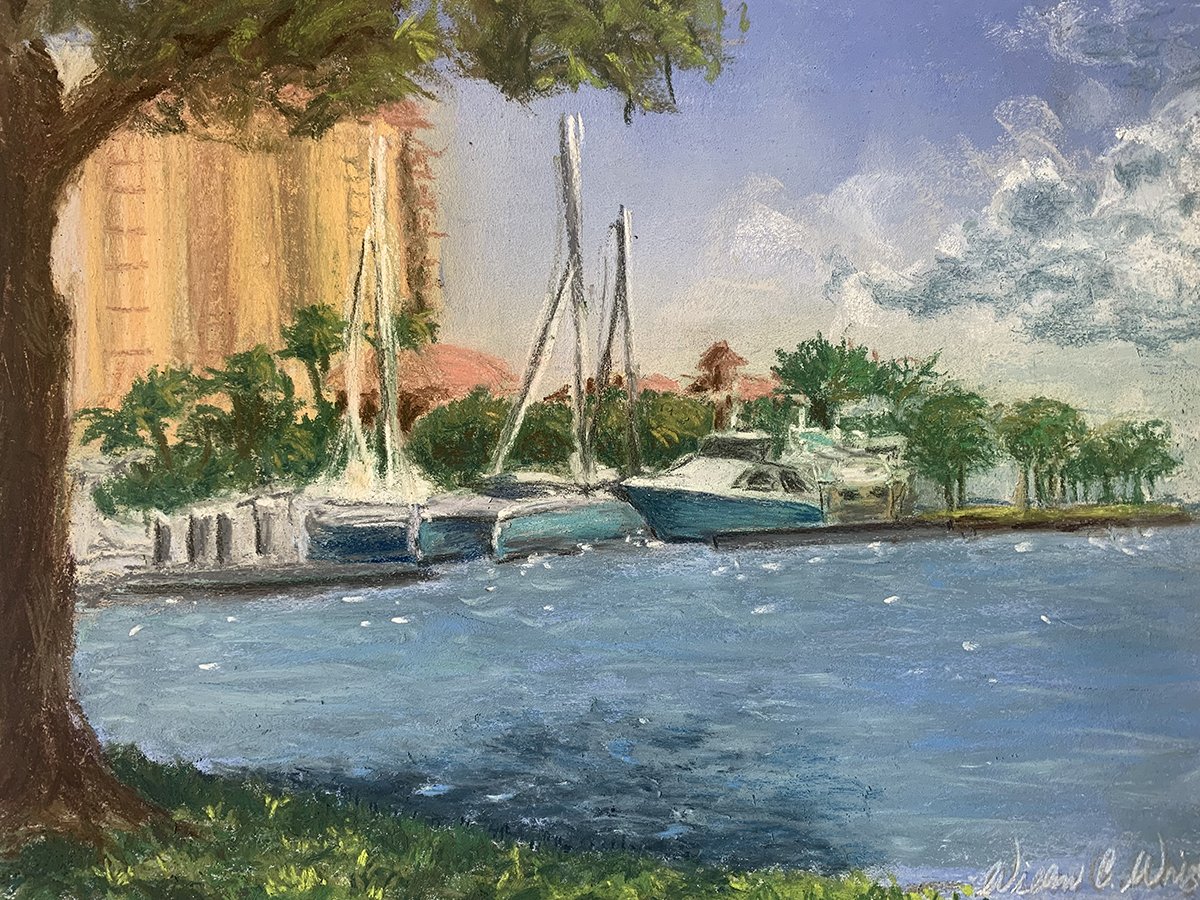 Bobbing Boats on the Bay (Plein Air)
