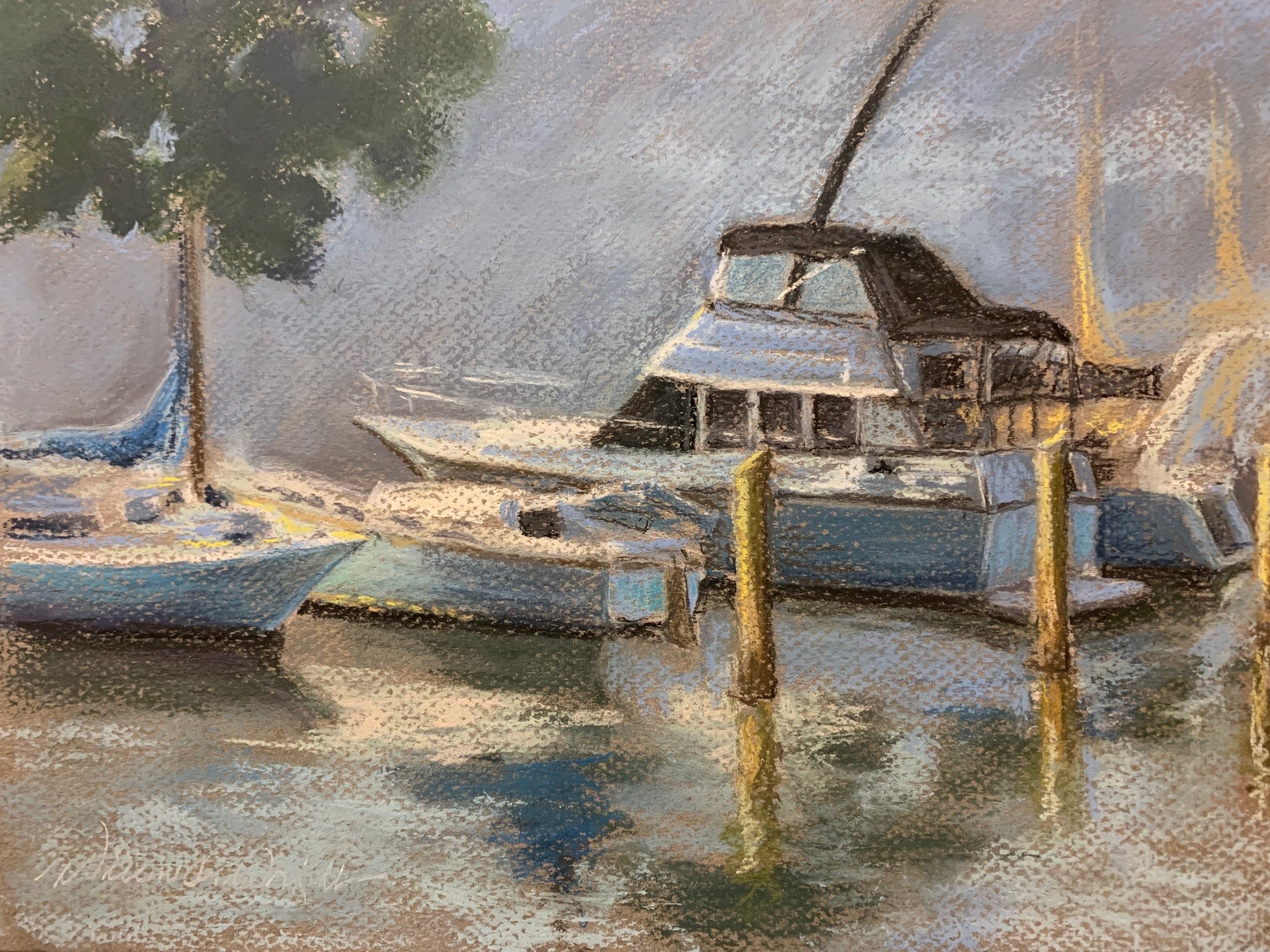 Boats in the St. Pete Harbor