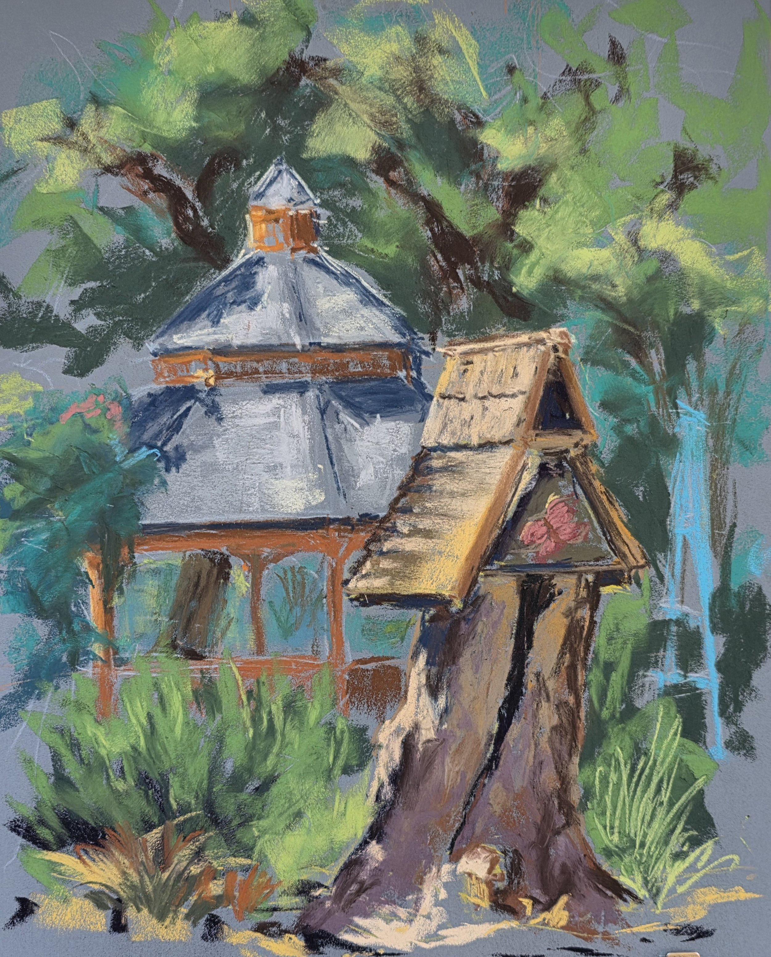 Gnome’s Home – Folley Farms (Plein Air)