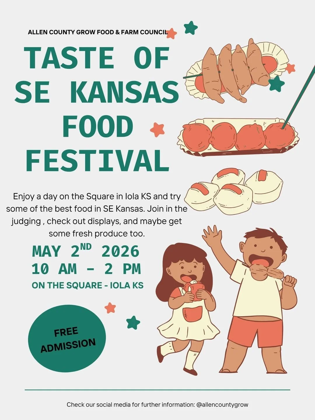 Taste of SE Kansas Food Festival- Iola, KS