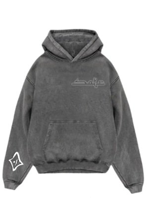 "Sabr" Black Washed Hoodie