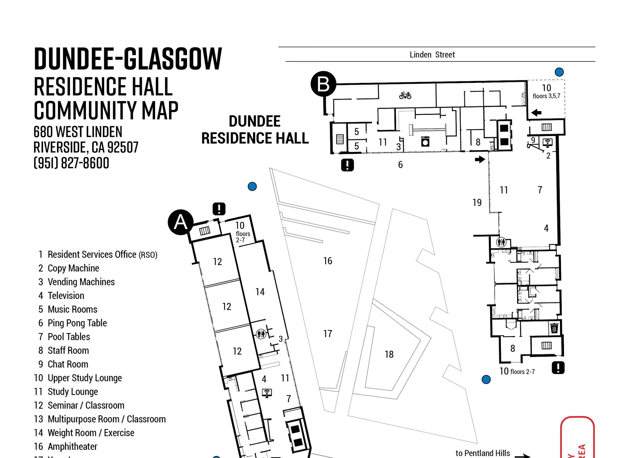 map of dundee and glasgow