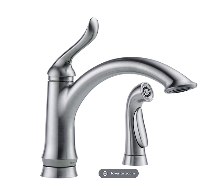 Grifo de cocina monomando con rociador - DELTA