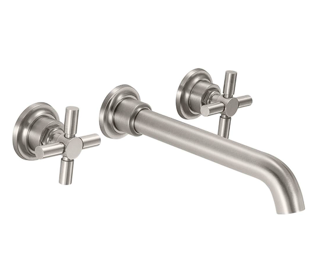 Grifo de lavabo de pared de dos manijas - California Faucets