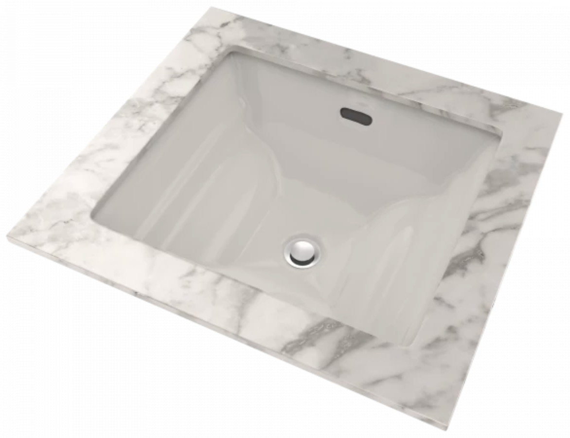 Lavabo ceramica para submontar abajo cubierta Blanco Colonial rectangular .png