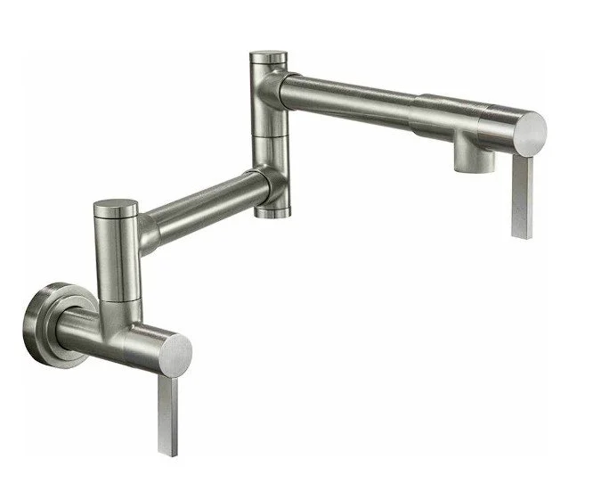 Grifos  contemporáneos con manijas de doble aspa para llenar ollas - California Faucets