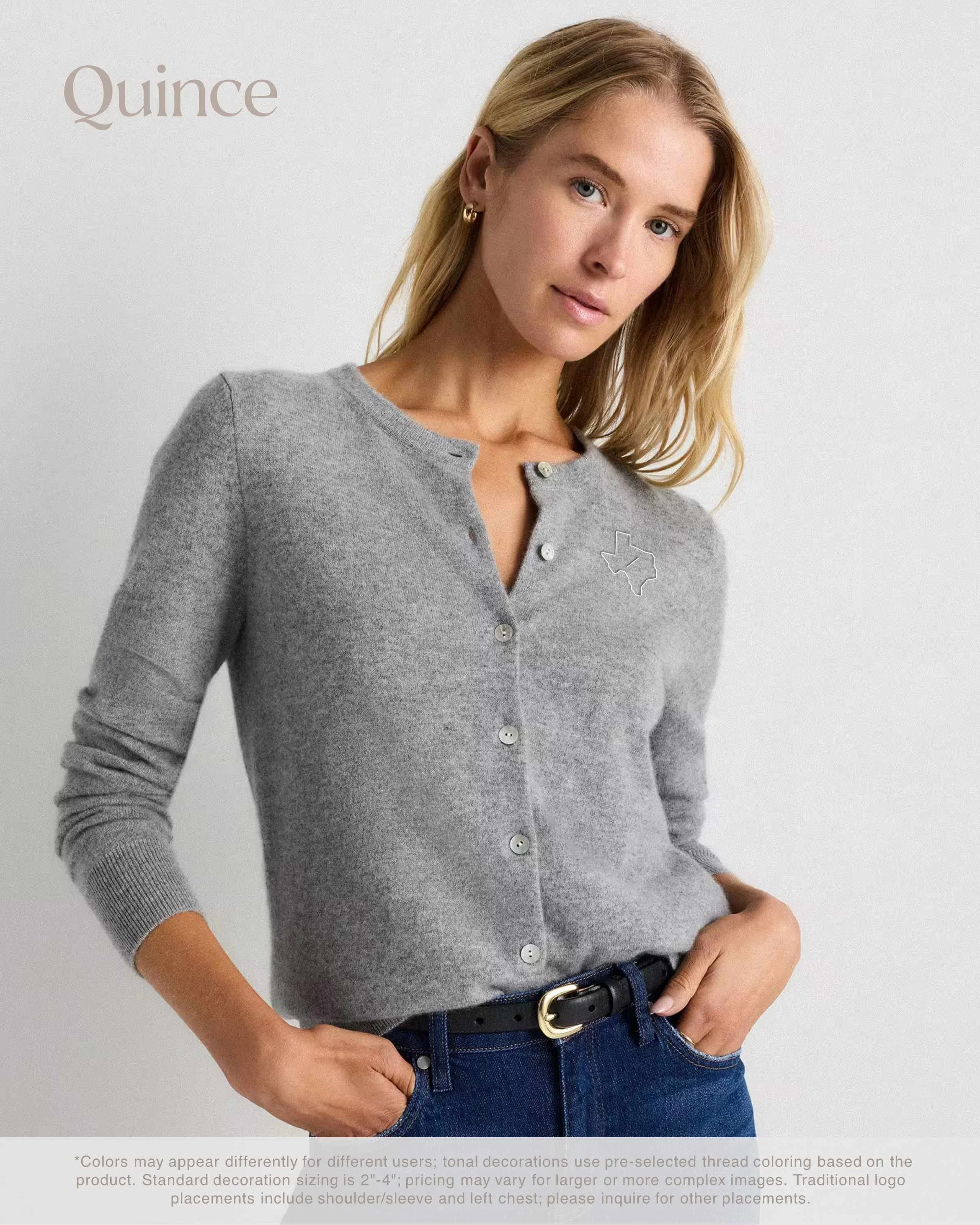 Mongolian Cashmere Cardigan Sweater