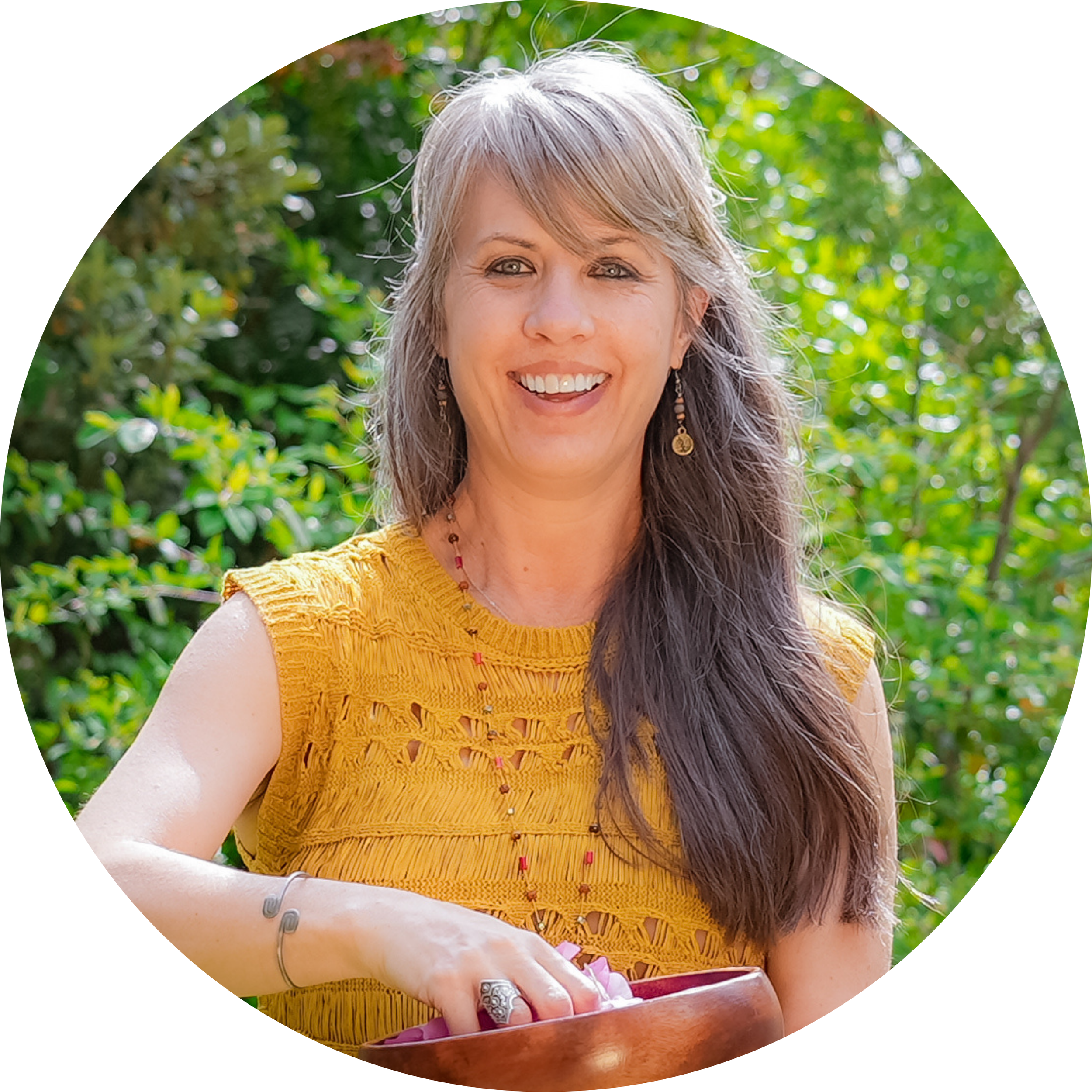 Alrina Laker, Sacred Ember founder, inviting you to book a shamanic healing discovery call