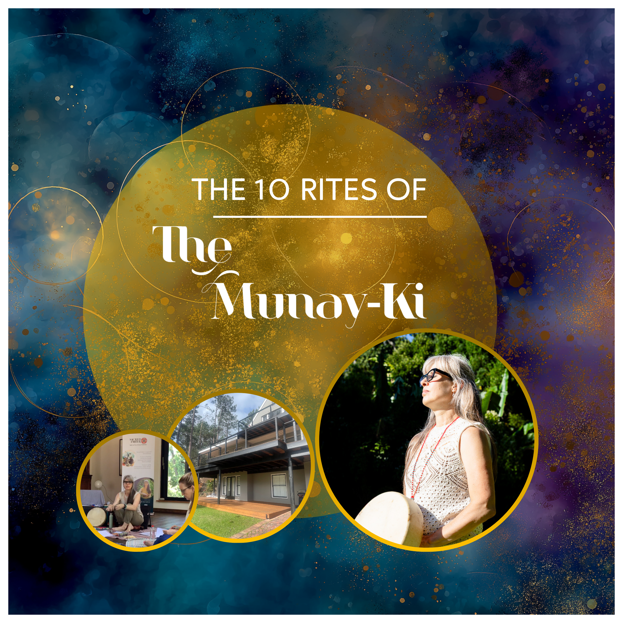 Sacred Ember in-person residential workshop graphic for Receiving the Munay-Ki Rites in Cape Town, South Africa