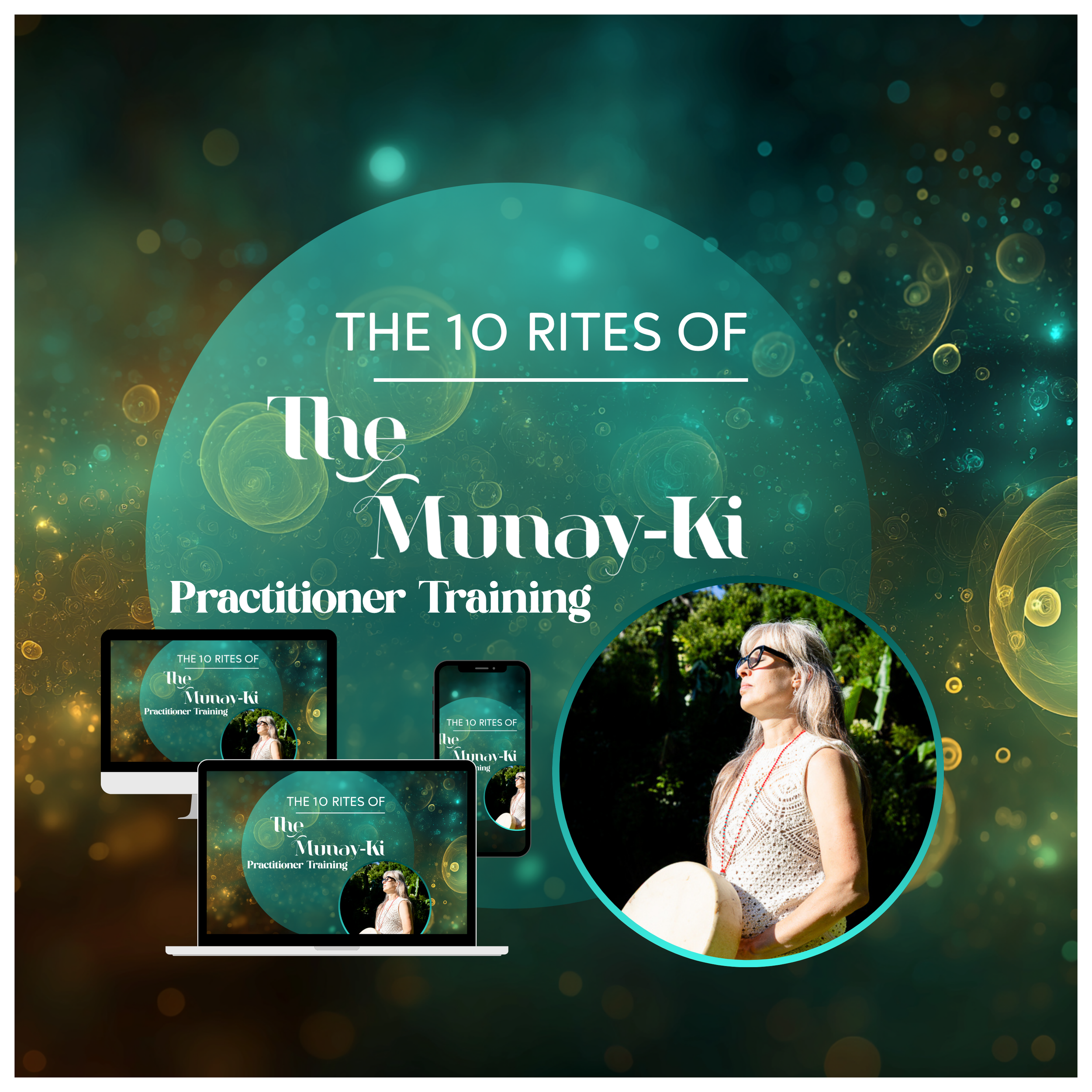 Sacred Ember online Munay-Ki Practitioner Training course graphic for those called to transmit the rites to others
