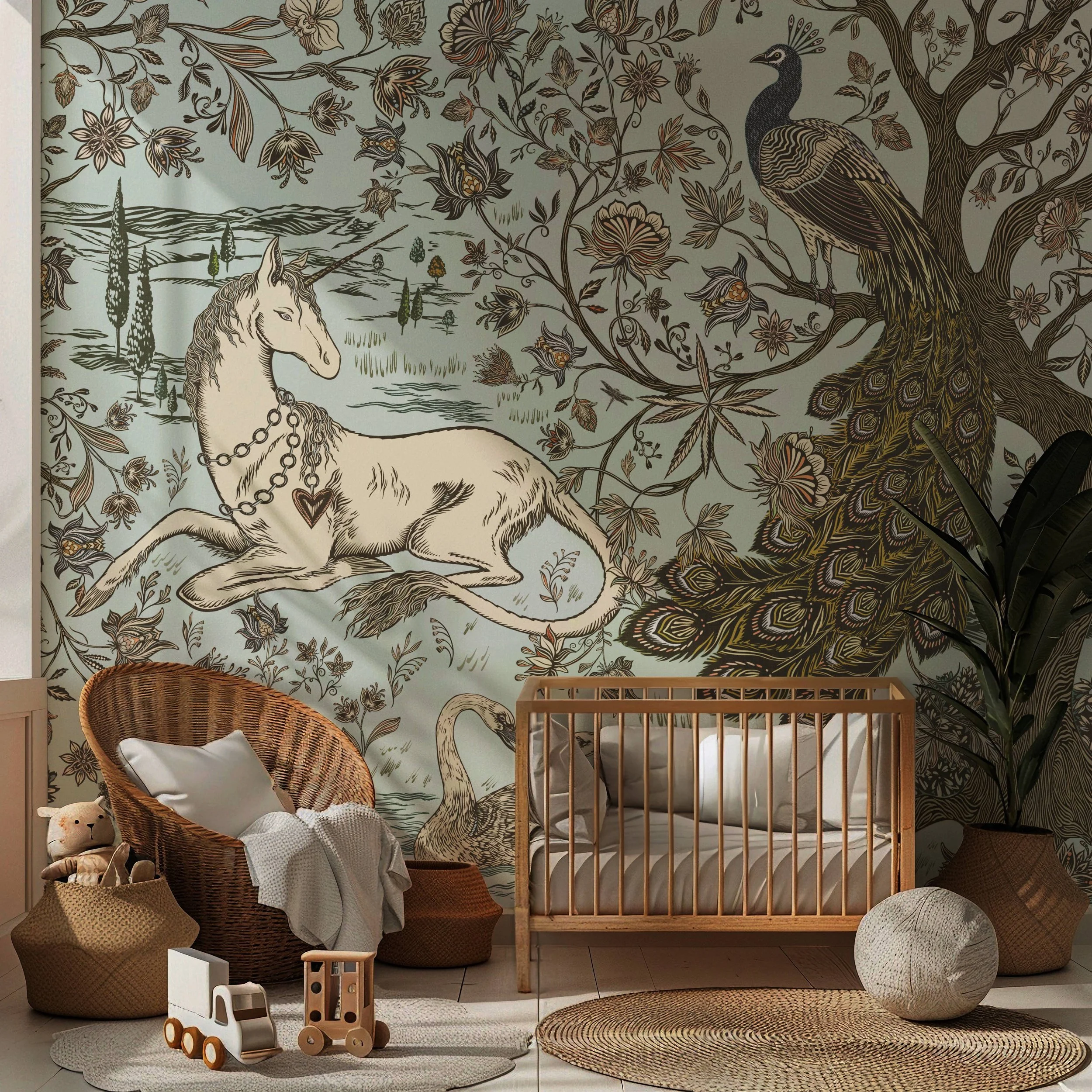 Unicorn Garden Tapestry Collection 