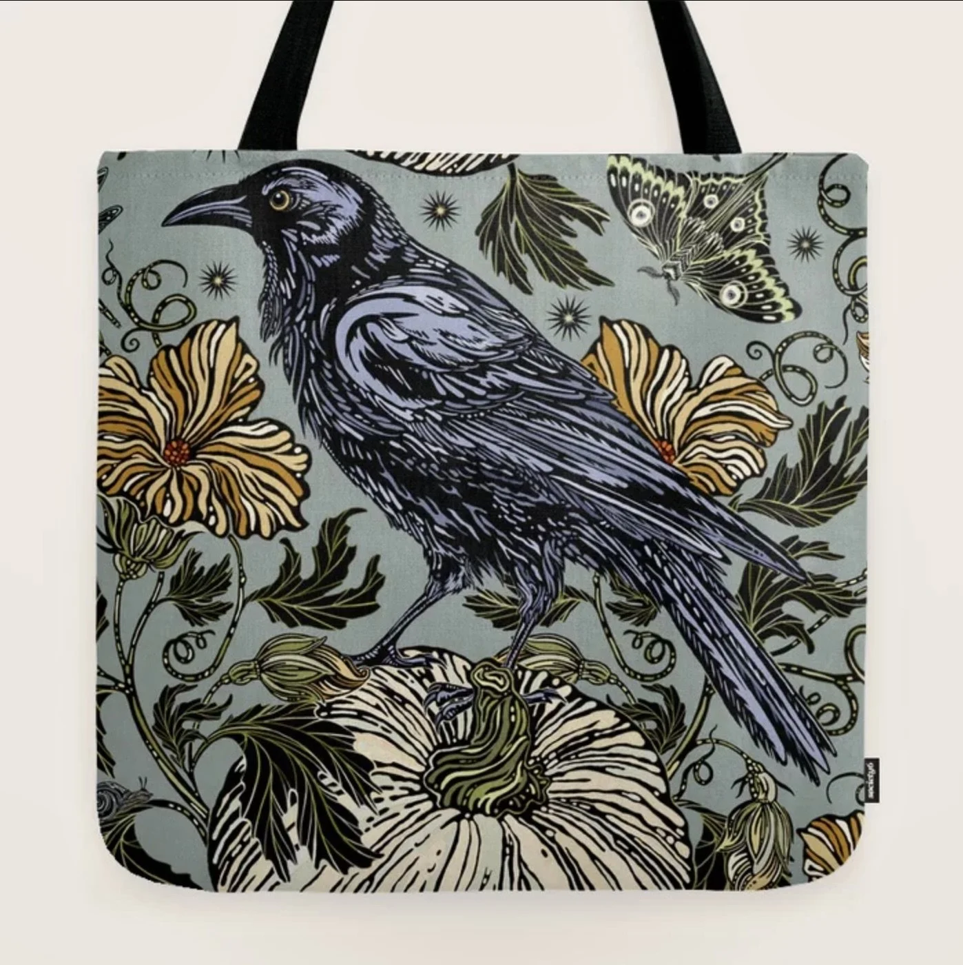 Crow and Gourd Tote