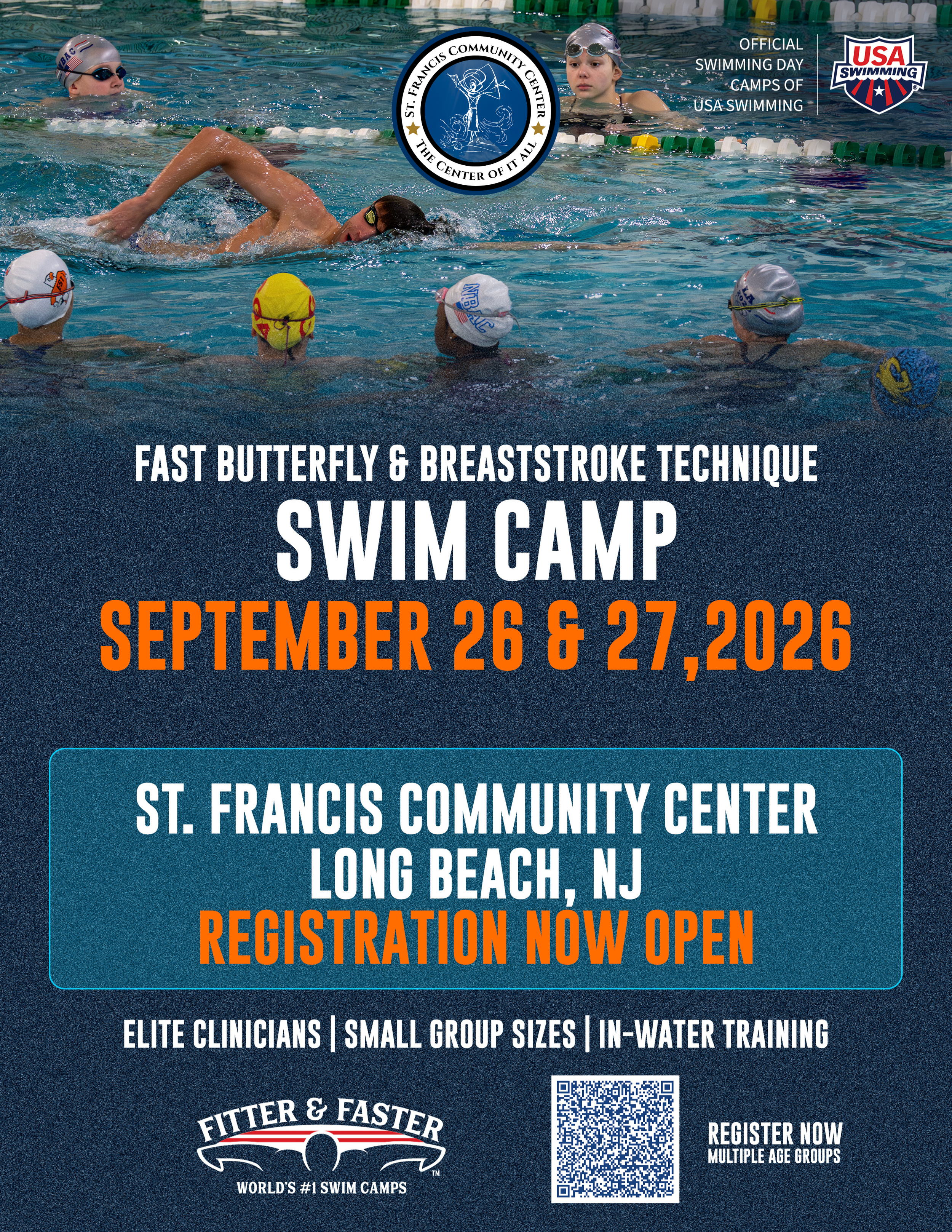 Registration Open for Fitter &amp; Faster Swim Camp