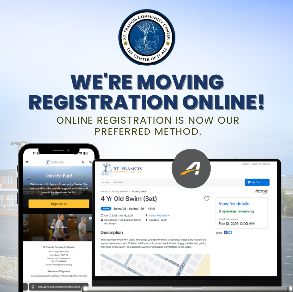 We're Moving Registration Online!