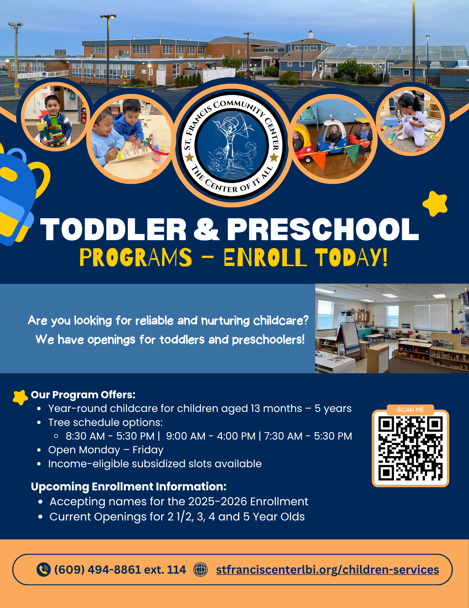 Toddler & Preschool Programs at St. Francis Community Center — Enroll ...