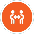 people interacting illustration