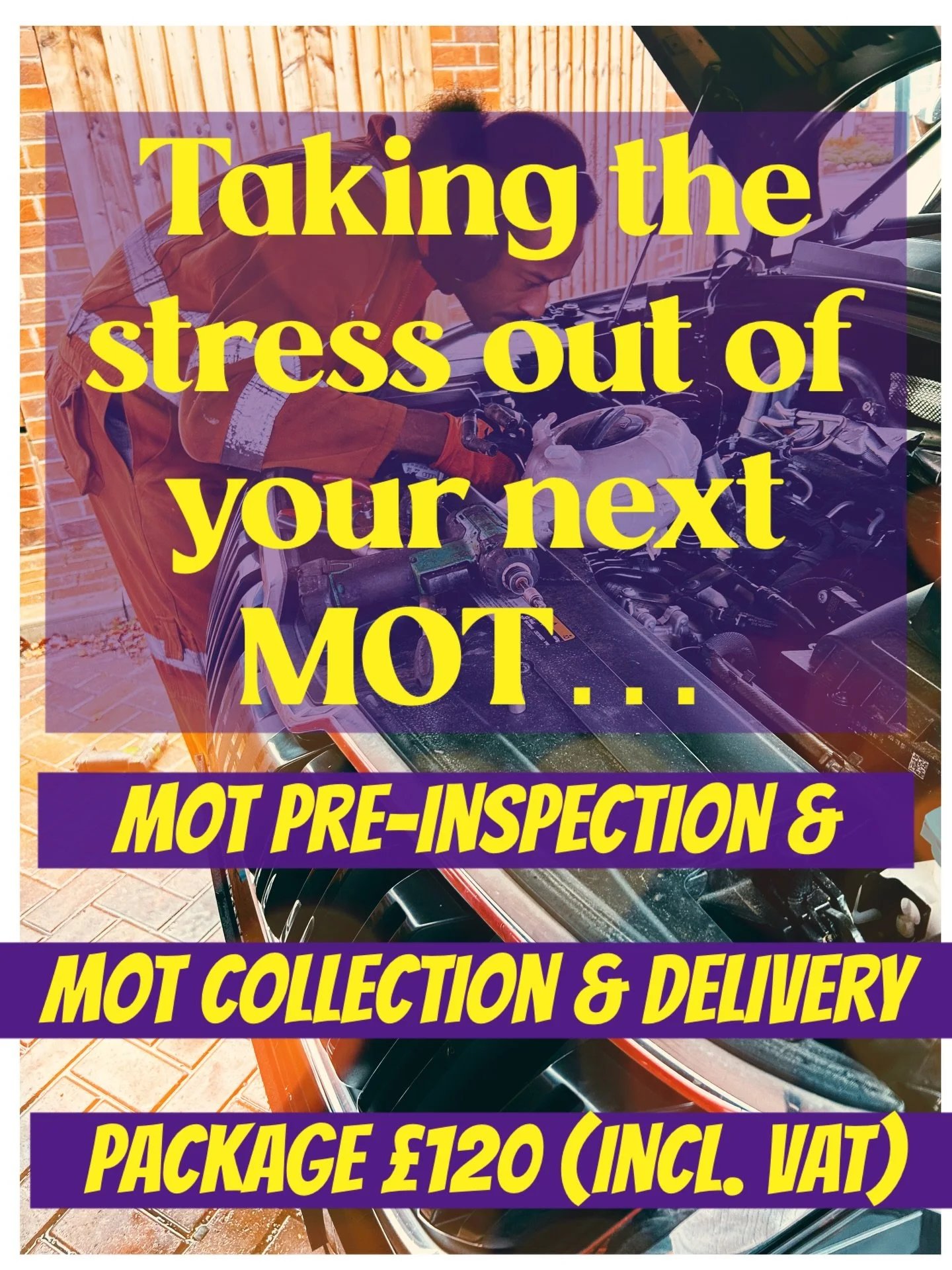 Need an MOT? Let us take care of it! We'll collect your vehicle, perform the necessary checks, take it for an MOT, and return it to you on the same day. Our goal is to provide a seamless experience. Get in touch with us today on 07583 292628 or info@