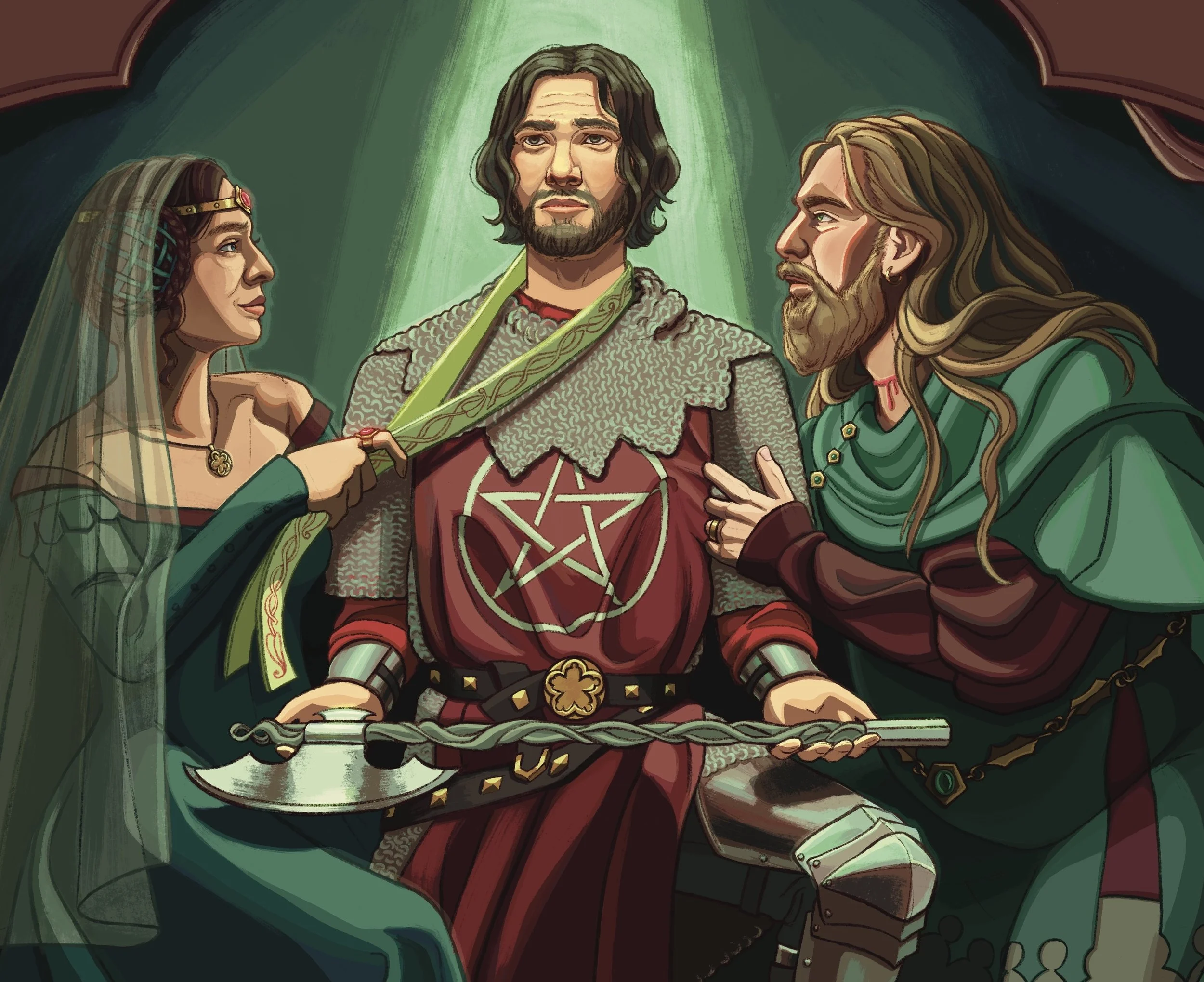 Detail: Hold to the Covenant (Sir Gawain and the Green Knight)