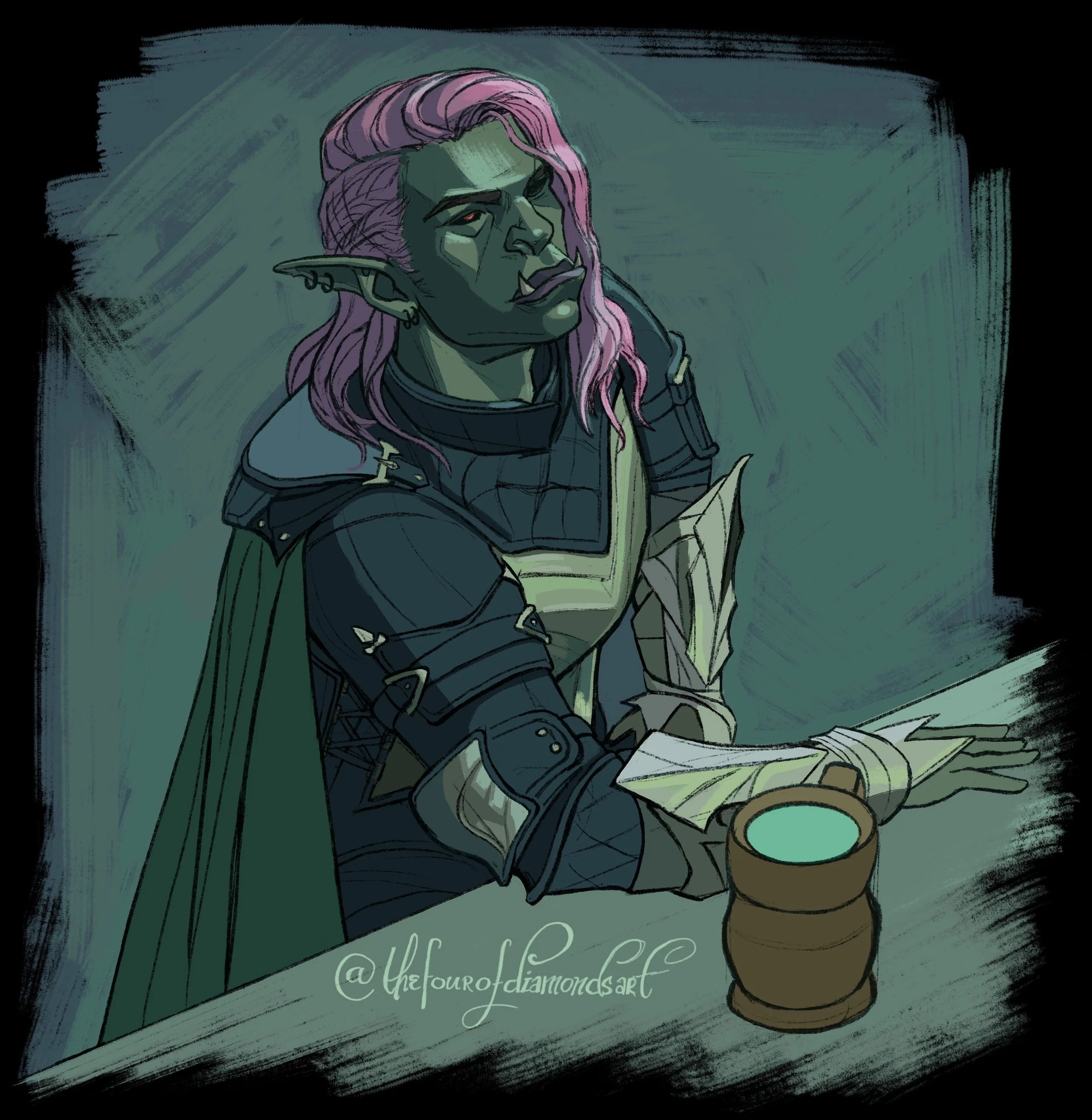 Igraine Portrait (Baldur's Gate III Tav)