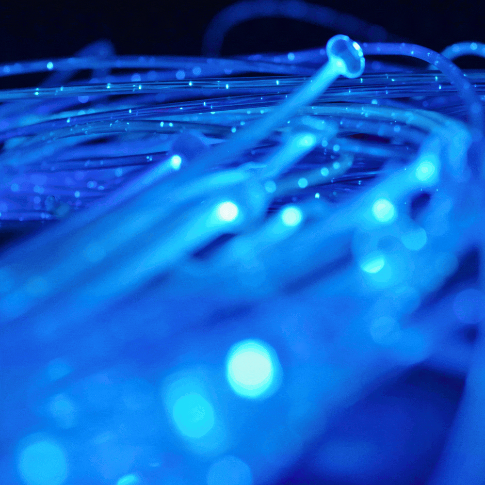 LED Fibre Optic Rope within a Sensory Room Installed by Crinion Sensory Rooms