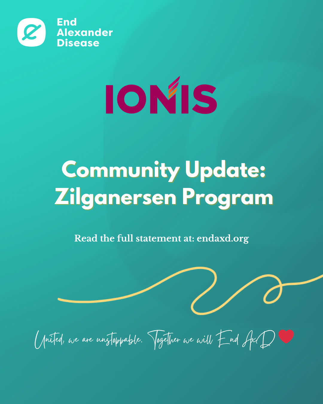 Ionis Community Update: Zilganersen Program