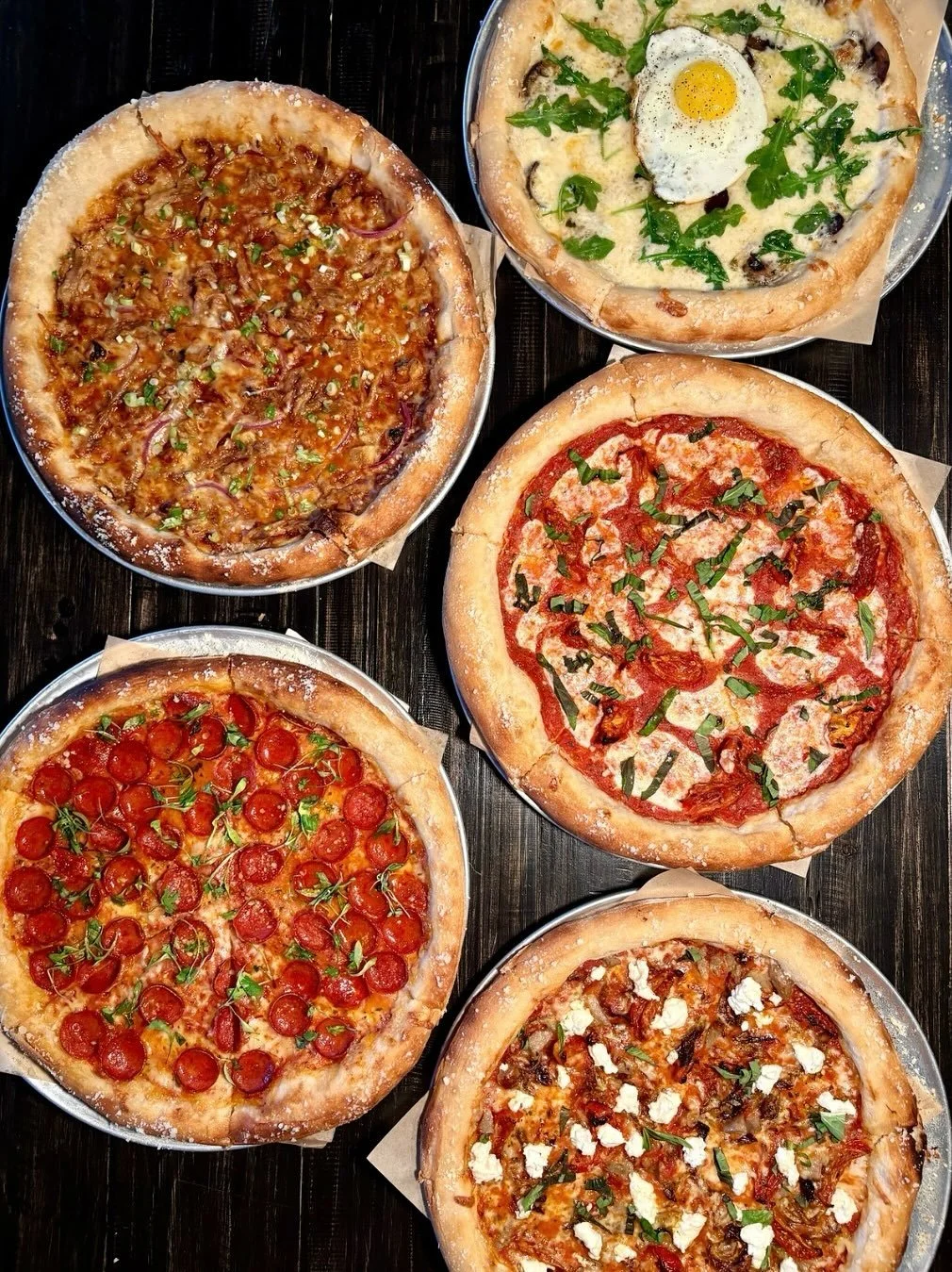 Our Neapolitan-style pizzas are the way to anyone&rsquo;s heart &mdash; with a crispy crust and bold, flavorful toppings, every bite is pure perfection.

Open today at 4, come by and try one of our favorites!