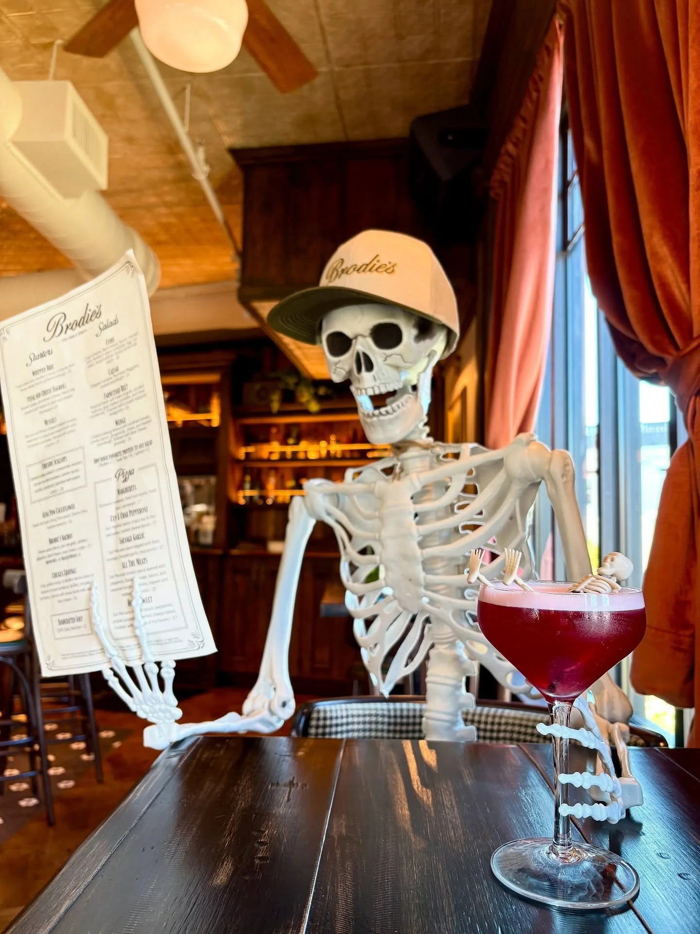 It looks like you need a Skeletini! 
Only 5 days left before it disappears for the season 
Grab one while you can &mdash; and don&rsquo;t forget to grab a Brodie&rsquo;s hat to sip in style!
