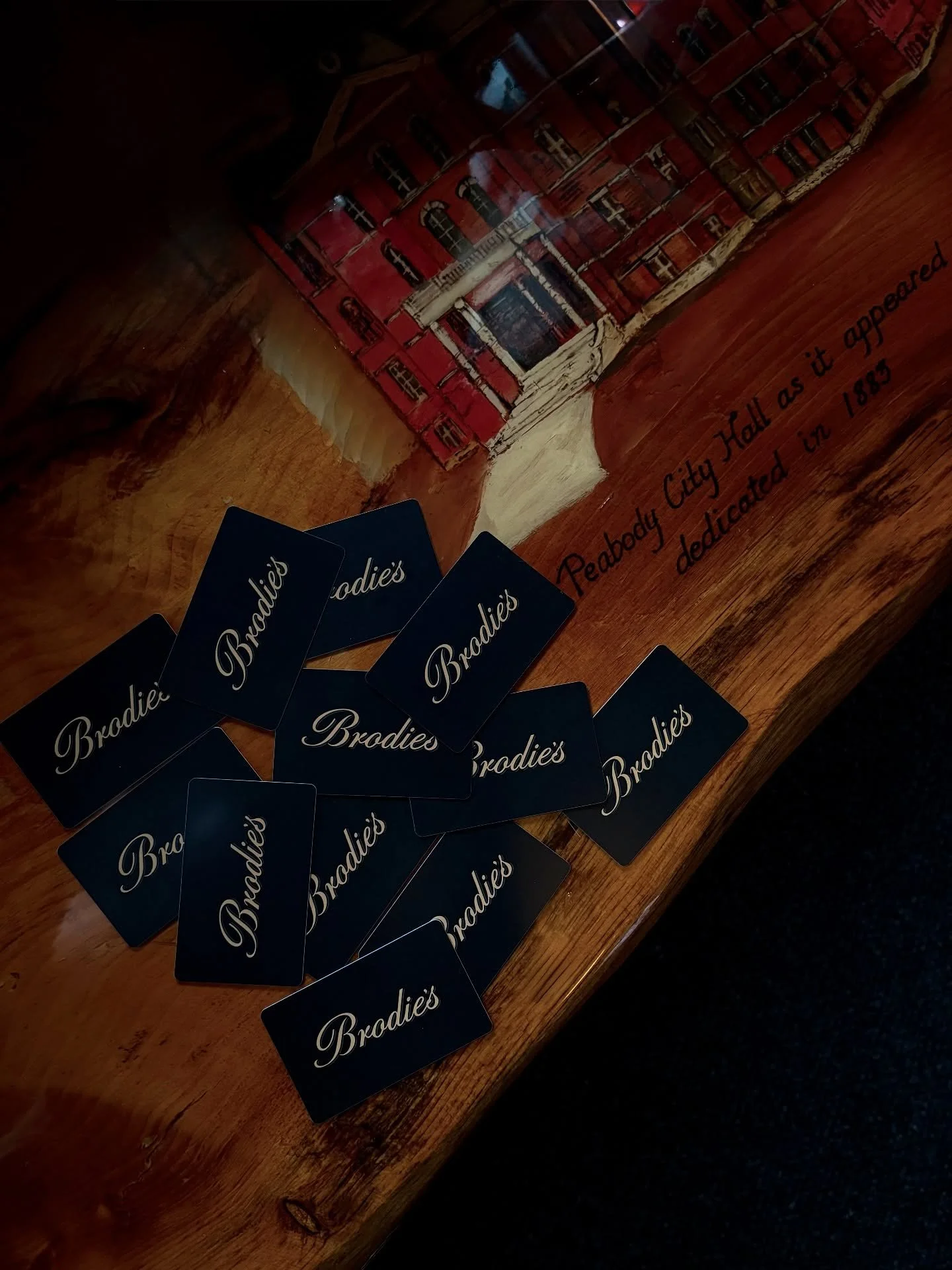 They&rsquo;re here! A perfect stocking stuffer or gift to say cheers this holiday season. Pick yours up at Brodie&rsquo;s today!

Not from the area? Don&rsquo;t worry - visit our website to purchase an e-gift card to print out at home or send to a lo