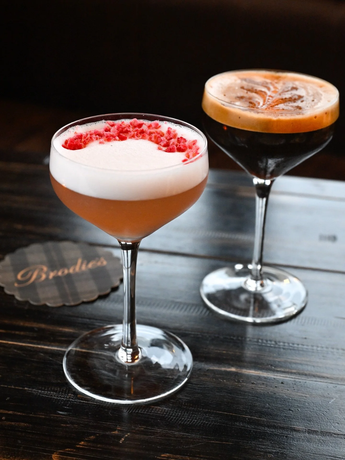 Two martinis are better than one 
Which are you sipping on first?