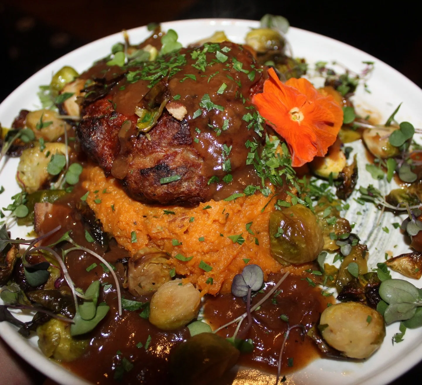 Comfort food is done right at Brodie&rsquo;s 

Our classic meatloaf served with roasted Brussels sprouts and sweet mashed potatoes is the kind of meal that feels like home &mdash; just better.

Book a reservation at brodiespeabody.com and join us for