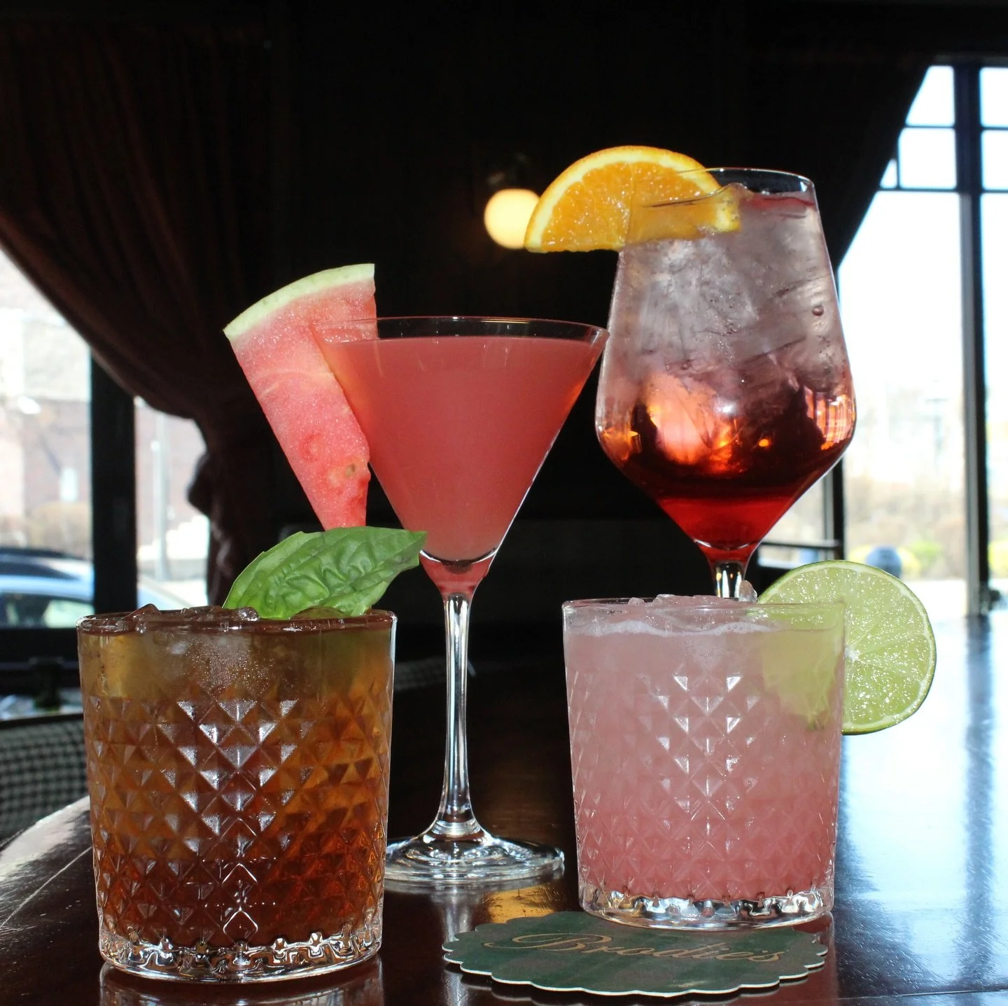 Summer in a glass starts here

Guava Skinny Marg ft. @casamigos
Strawberry Spritz with Avissi Prosecco
Peach Smash ft. @bulleitbourbon
Watermelon Crush with house-made watermelon juice

Fresh flavors, real ingredients, and exactly what you want in yo