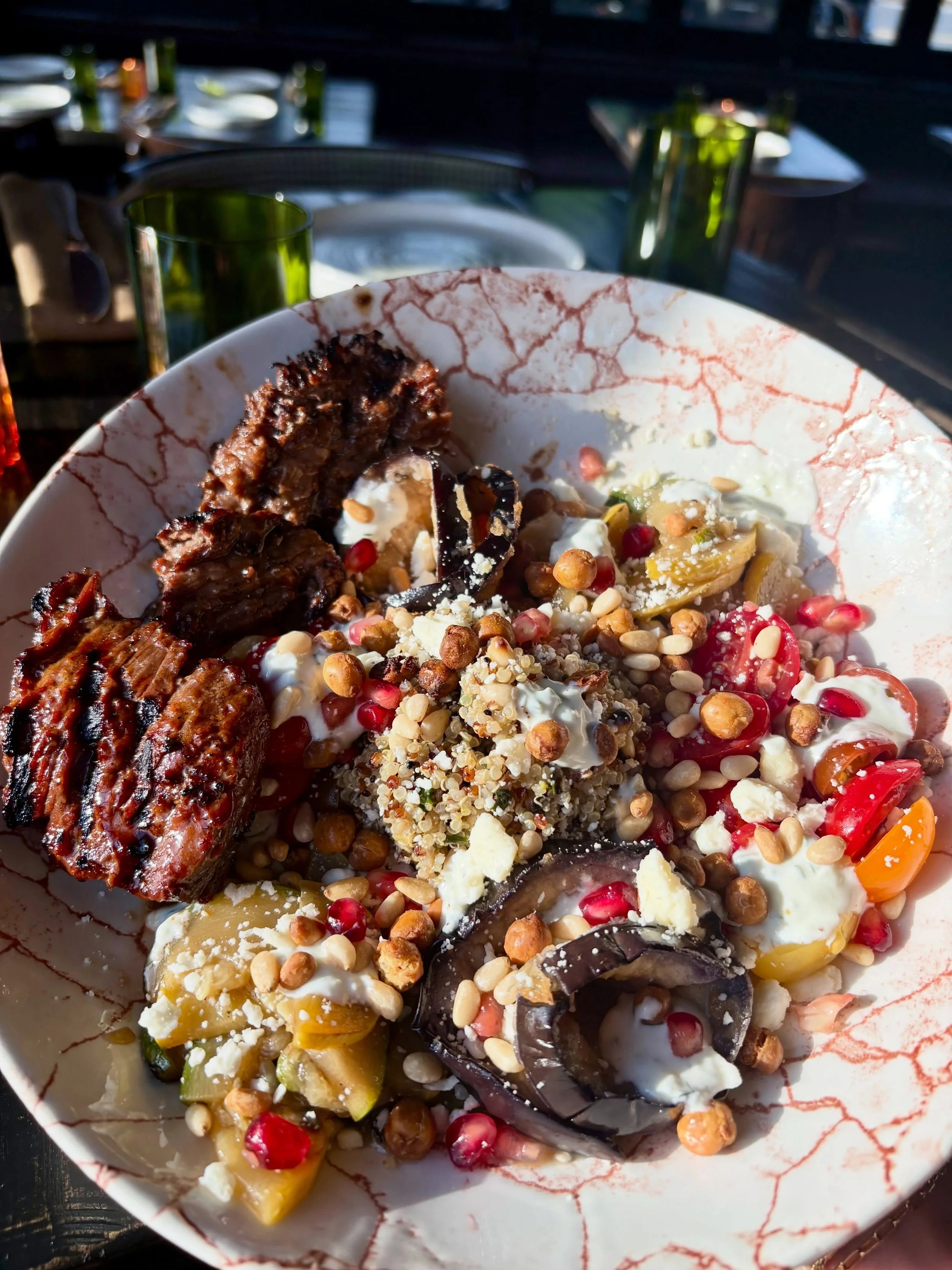 Fresh flavors of the season come together in your new favorite entr&eacute;e. Build it your way by adding your choice of protein for a bowl that&rsquo;s as vibrant as it is satisfying. 

Add your favorite protein to the radiance bowl to level up your