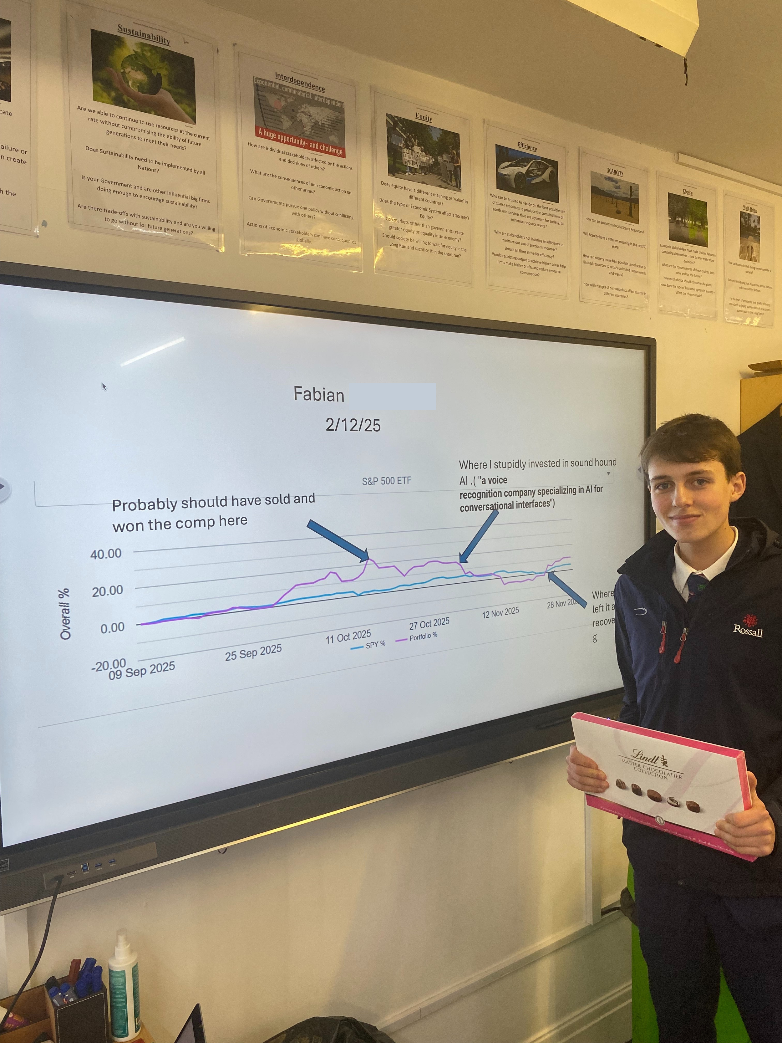 Michaelmas Investment Club Winner Announced