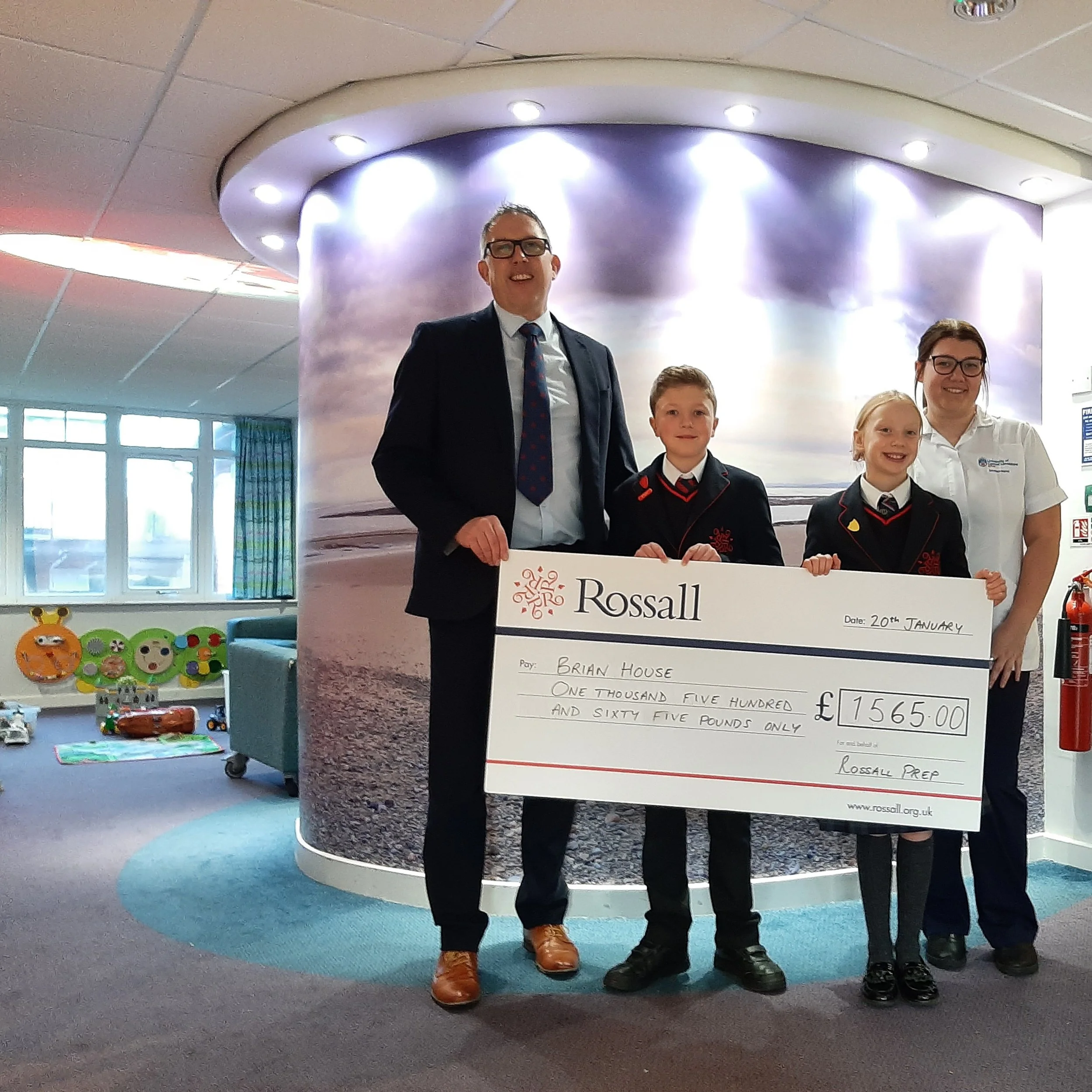 Rossall Pupils Raise £10,000 for Brian House Children’s Hospice