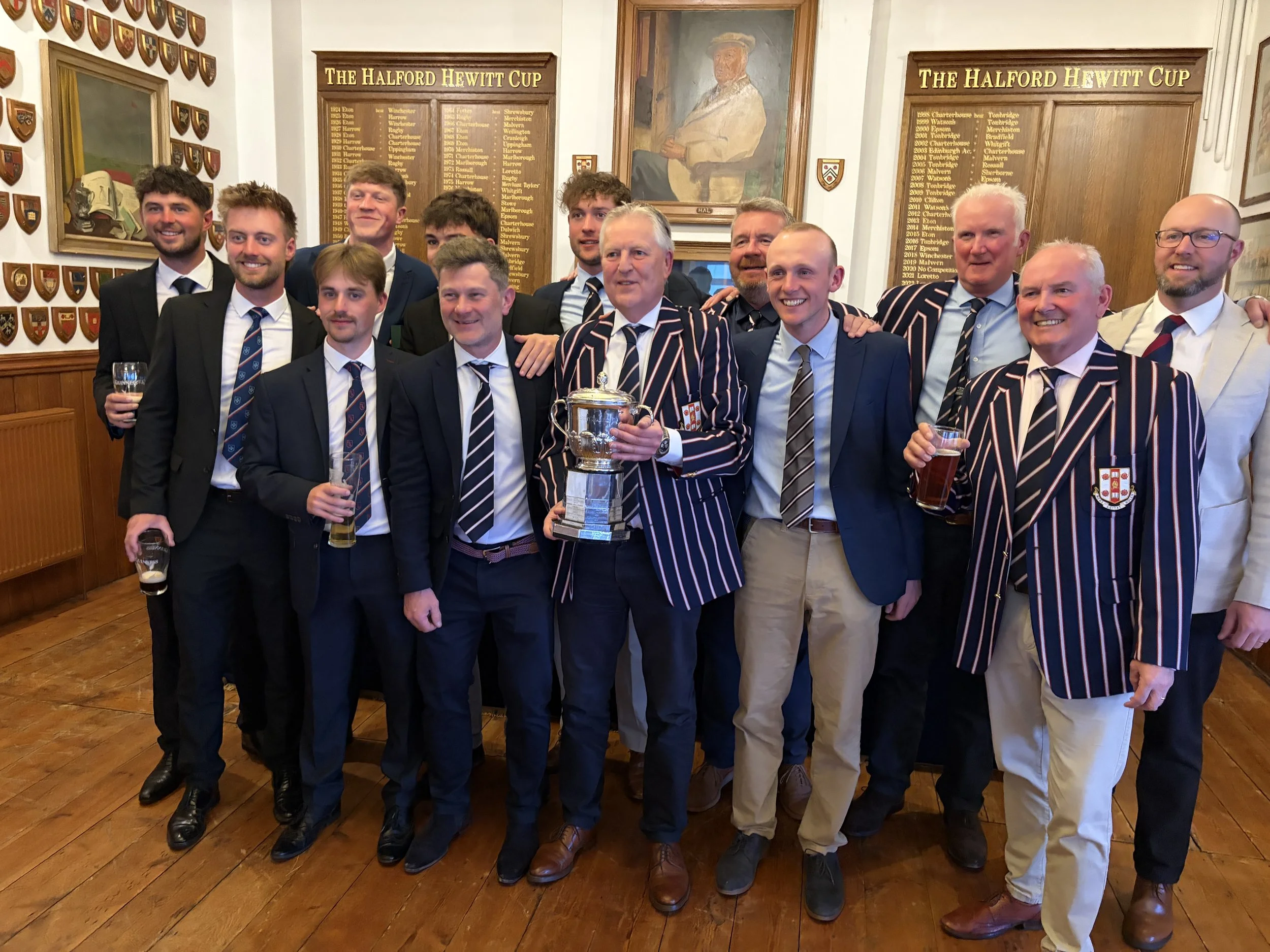 Rossall Old Rossallians Celebrate Historic Halford Hewitt Cup Victory