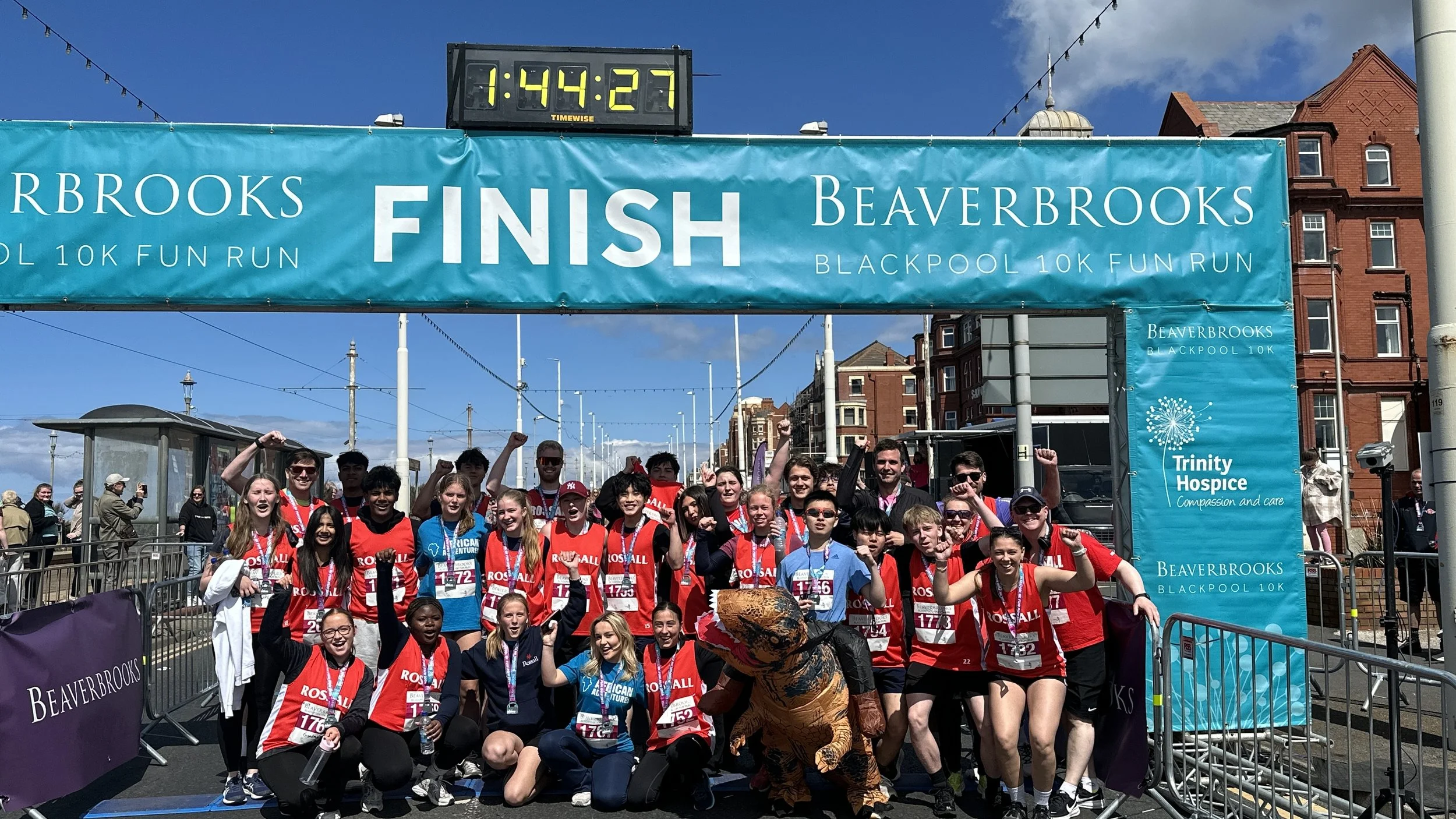 Rossall School Students and Staff Take Part in 10K Fun Run for Trinity Hospice