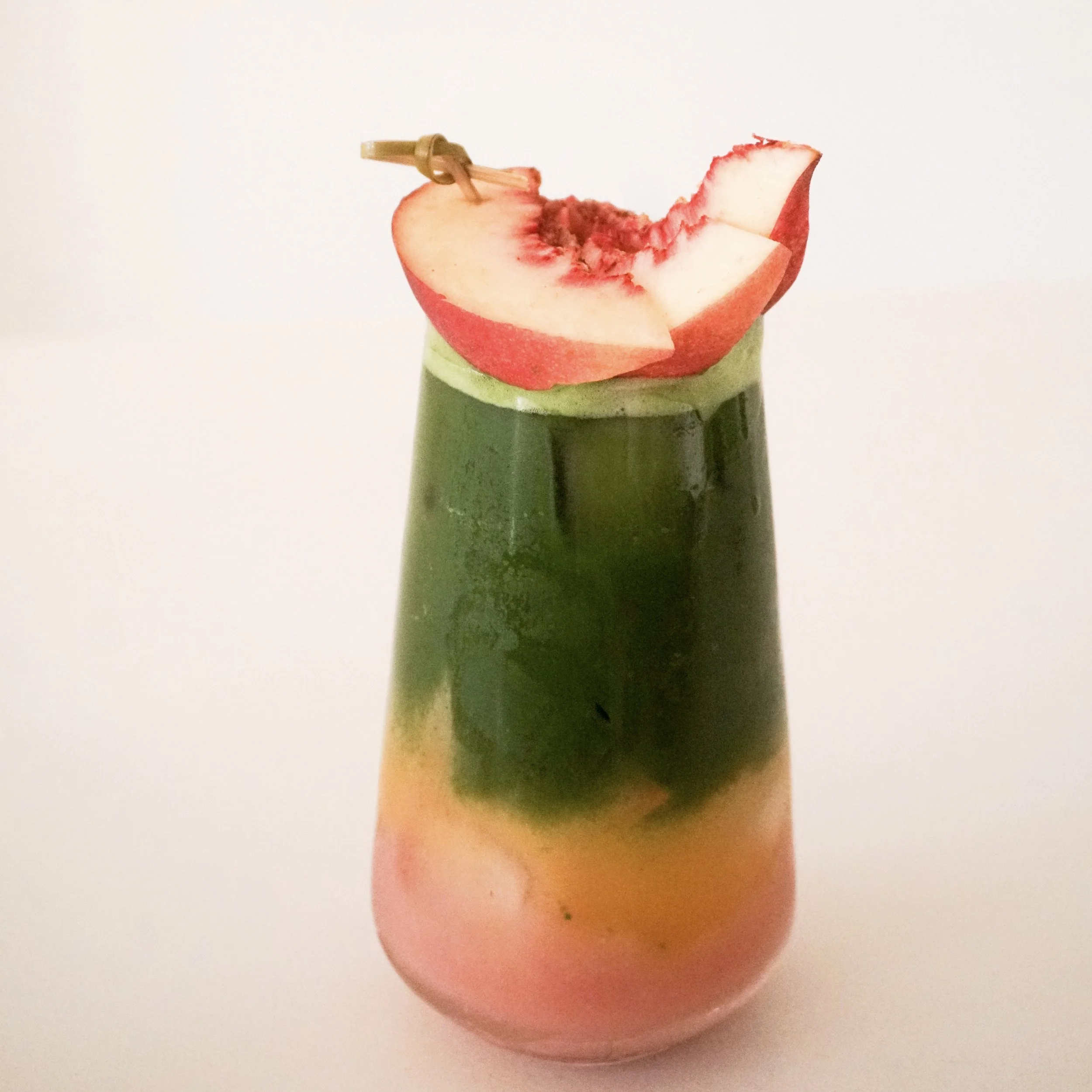 Iced Peach Matcha Tea