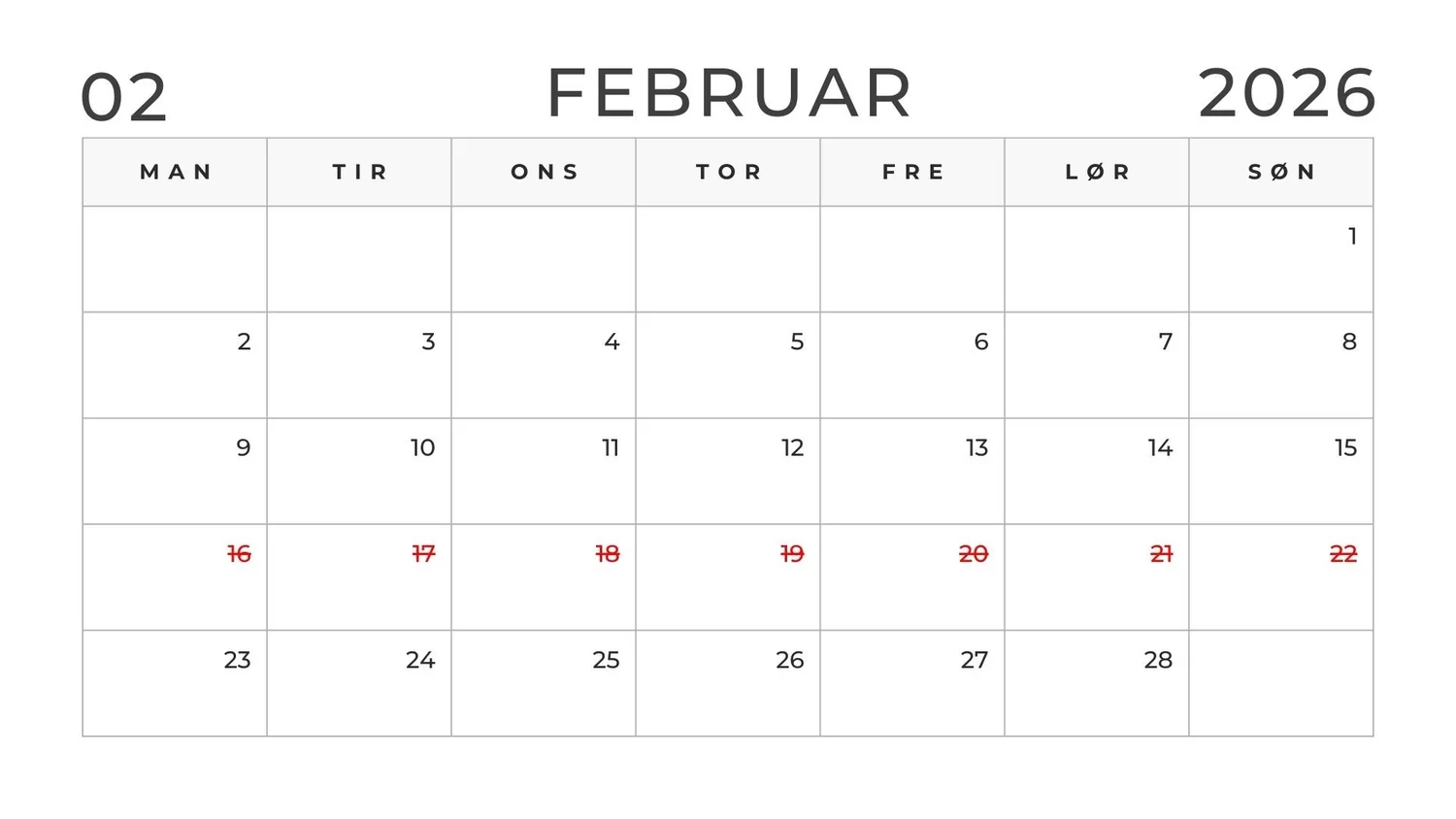 Februar