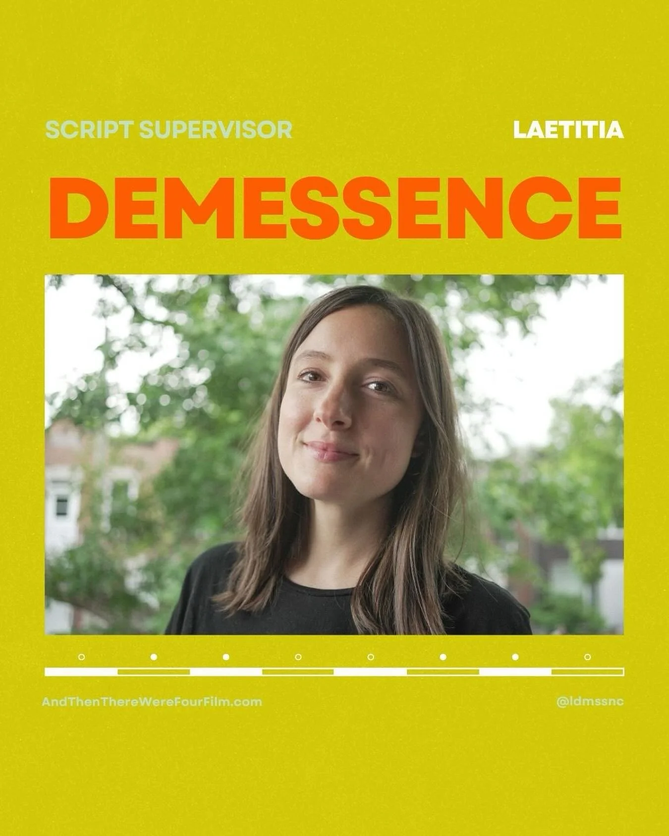 Kindness and attention to detail are exactly what you want to find behind the monitor. As an @inis.mtl &amp; @umontreal Film &amp; TV graduate, this lovely lady is (first and foremost!) a talented writer &amp; director, herself. And with editing expe