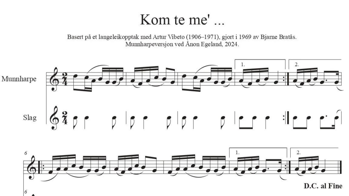 Slått under lupa: Kom te mæ