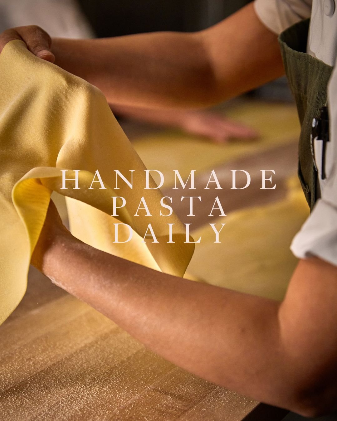 Handmade and fresh from the pasta room every day. You'll find everything from the classically spicy Radiatore alla Vodka to Braised Duck Papparadelle and Kabocha Squash Caramelle. 🍝
