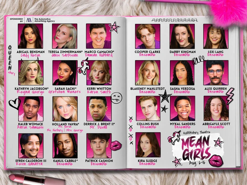 Queensbury Theatre Mean Girts Cast